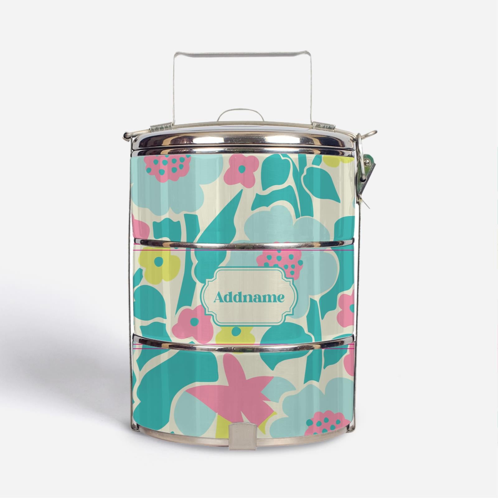 Navian Series - Turquoise Tiffin Carrier Hustle Bright
