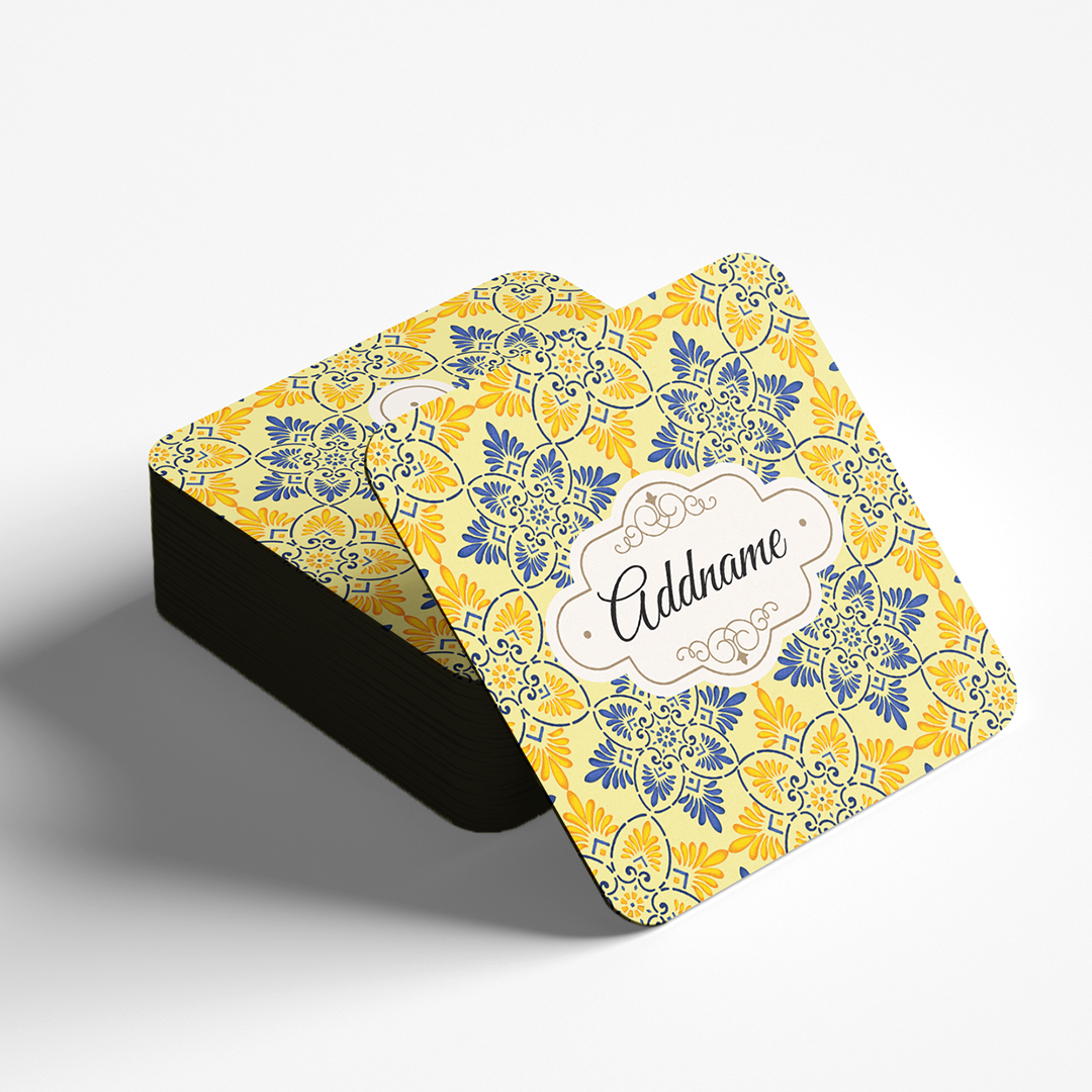 Moroccan Series - Arabesque Butter Blue Coaster