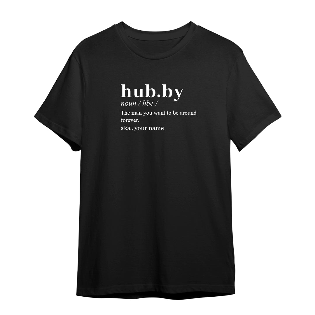 Couple Series “Married Hubby” Premium Unisex T-Shirt (Add Name)