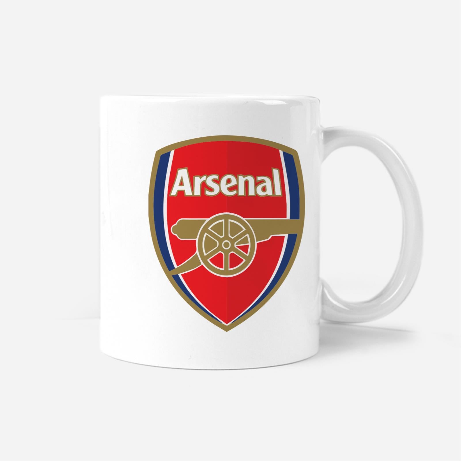 Arsenal Football Fan Mug Personalizable with Name and Number