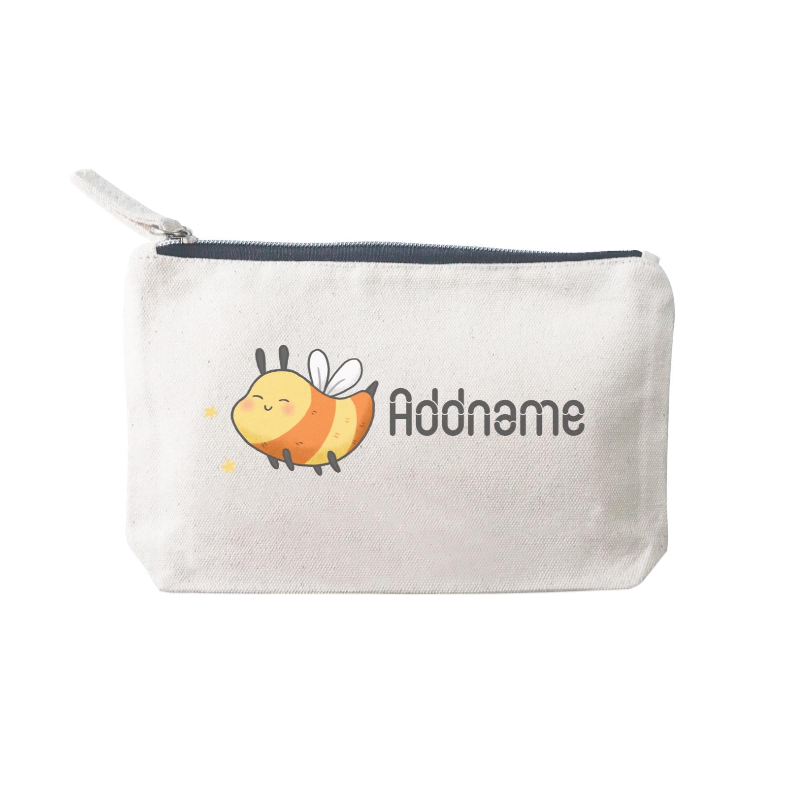 Cute Hand Drawn Style Bee Addname SP Stationery Pouch 2