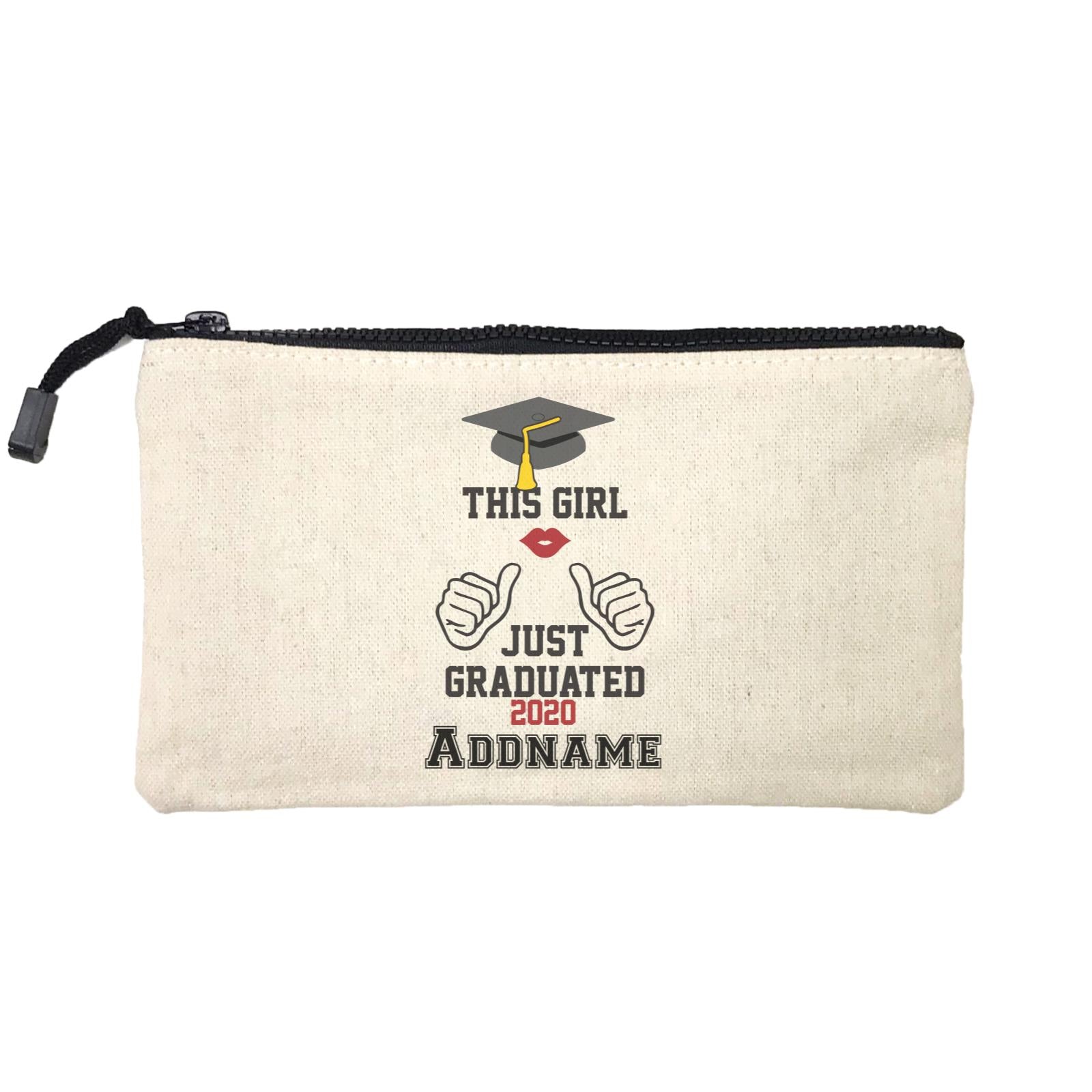 Graduation Series This Girl Just Graduated Mini Accessories Stationery Pouch