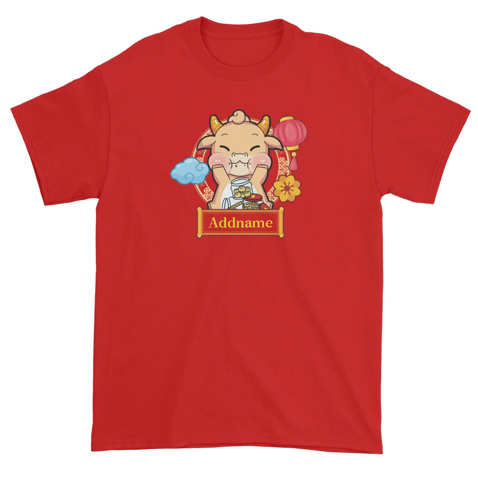 [CNY 2021] Golden Cow with New Year Treats Unisex T-Shirt