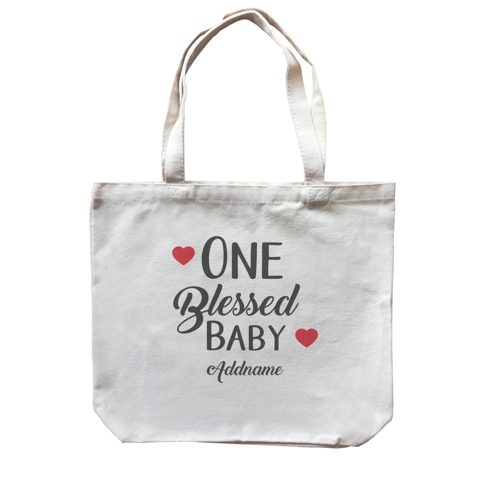 Christian Series One Blessed Baby Addname Canvas Bag
