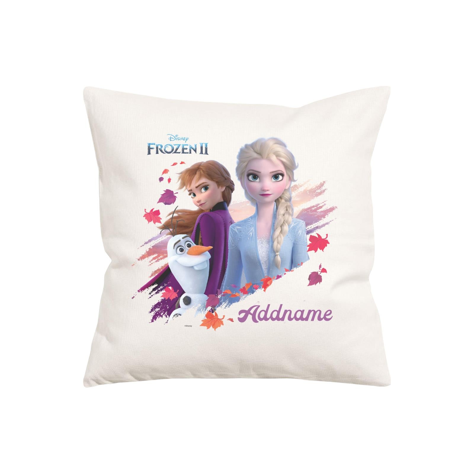 Disney Frozen 2 Destiny Calling Personalised Anna Front Pillow Cushion