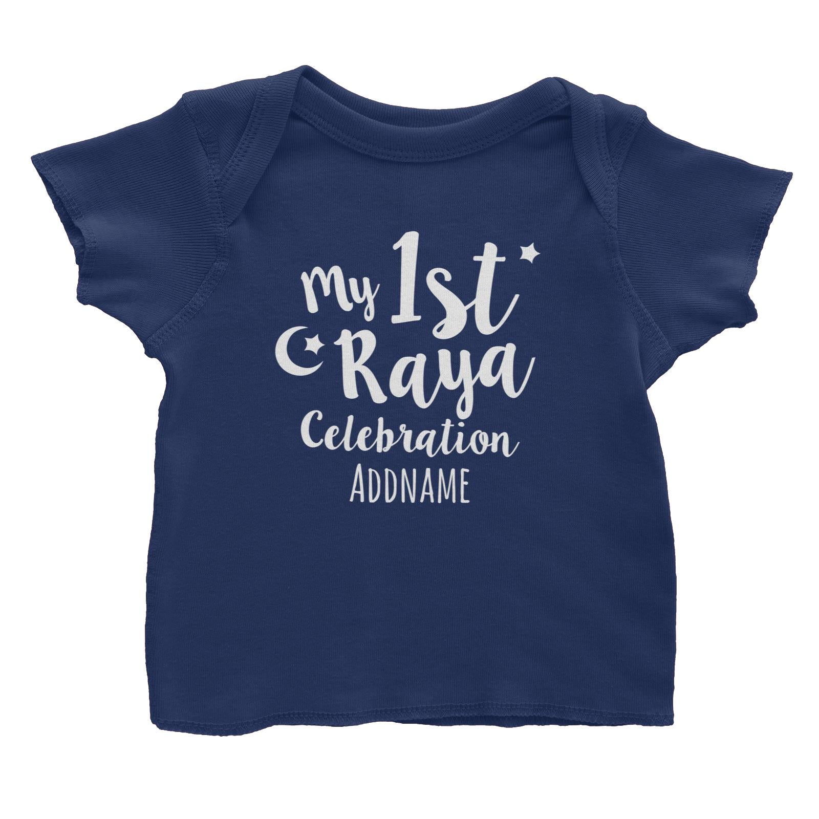 My 1st Raya Celebration Baby T-Shirt  Personalizable Designs Raya Text