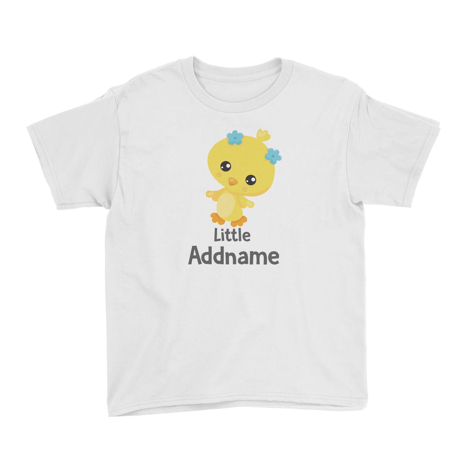 Spring Animals Chick Little Addname Kid's T-Shirt