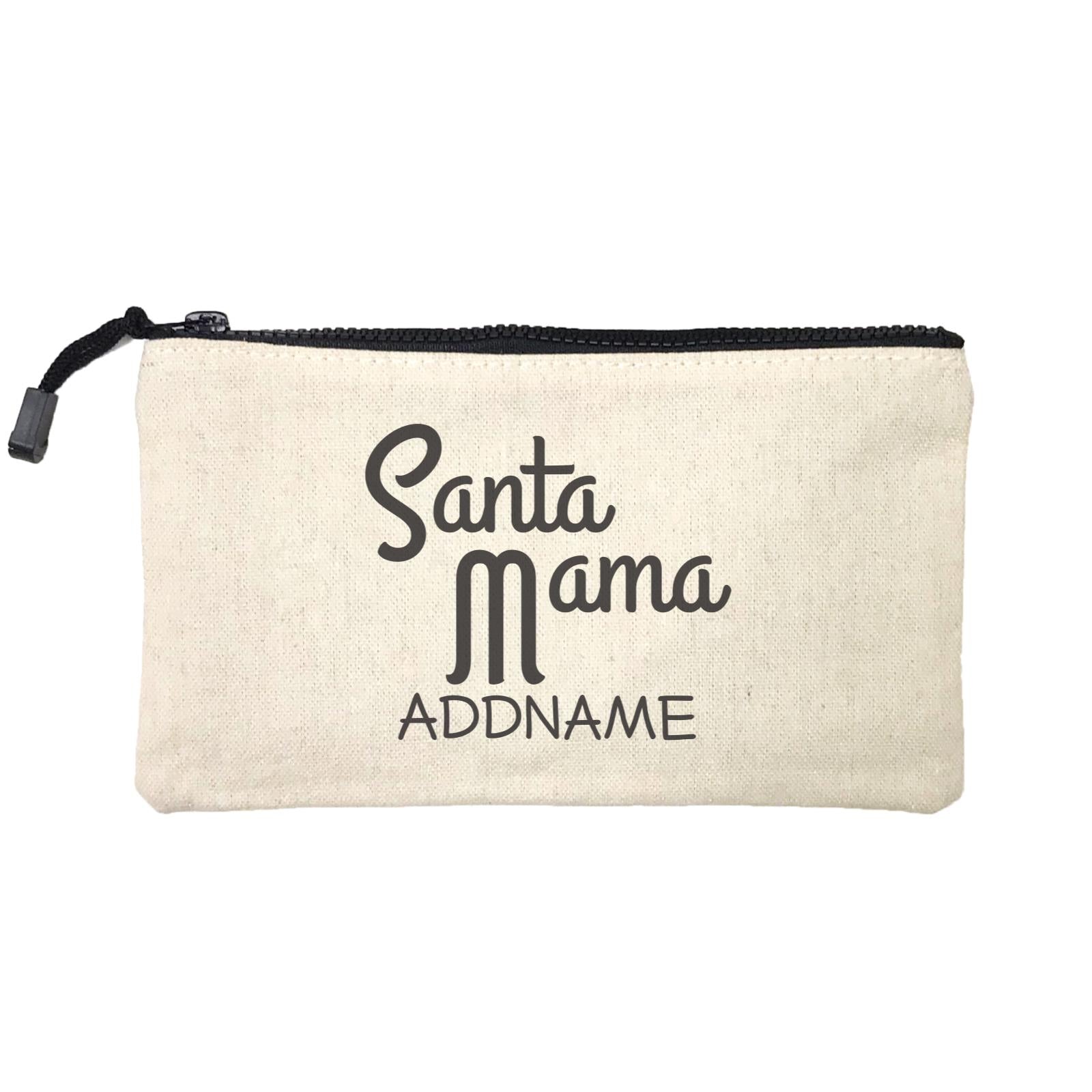 Xmas Santa Mama Mini Accessories Stationery Pouch