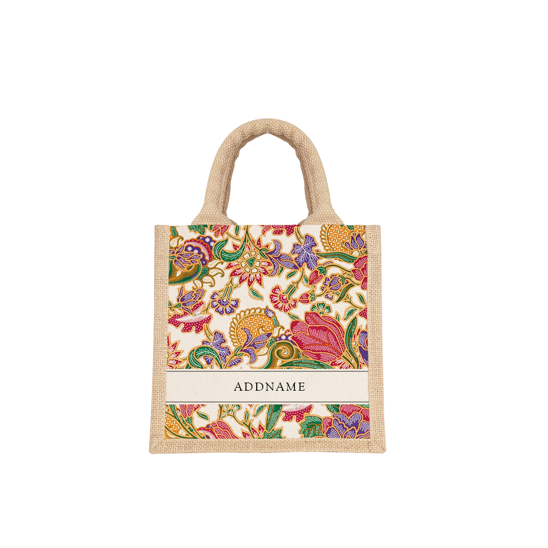 Batik Series - Kuntum Half Lining Lunch Bag