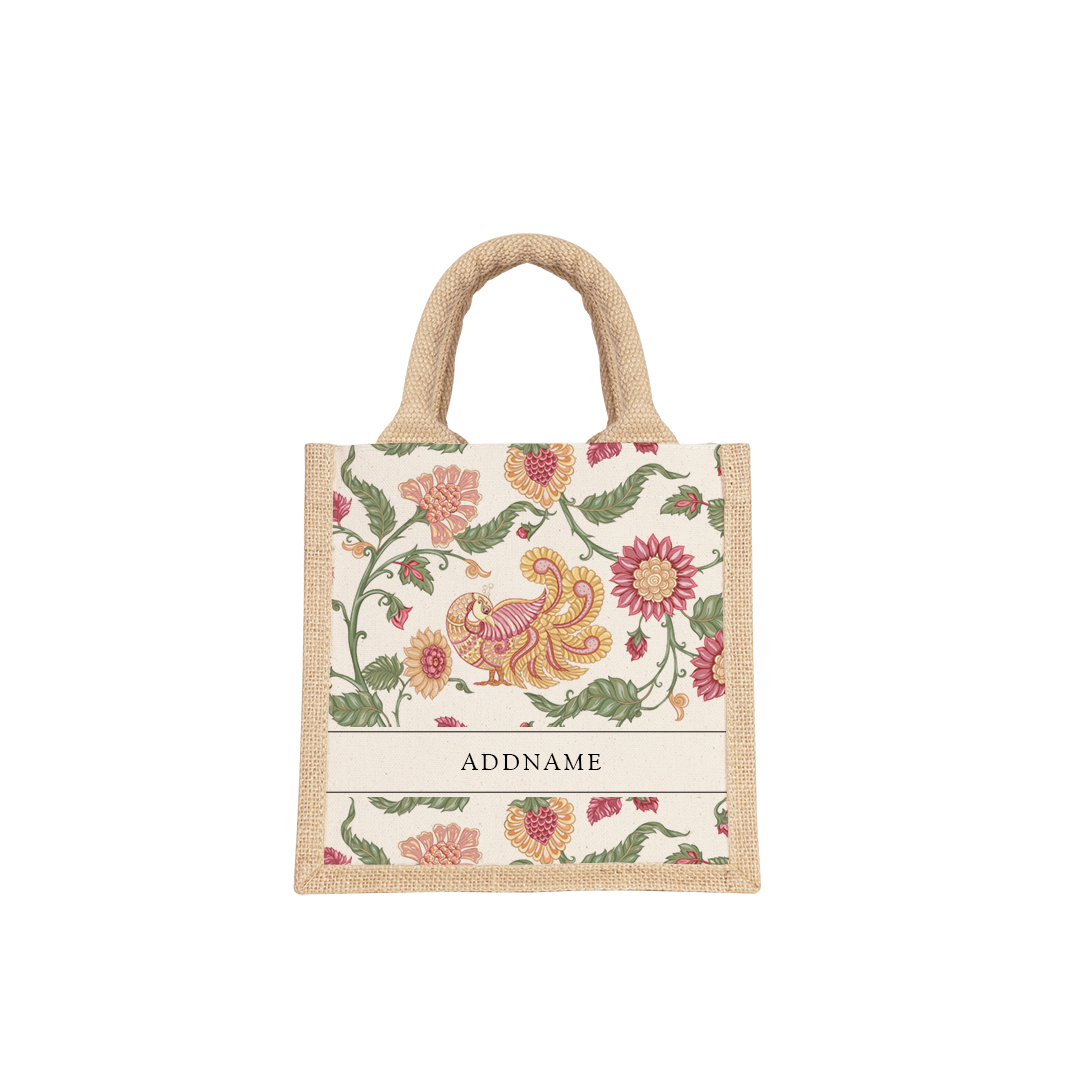 Batik Series - Cempaka Half Lining Lunch Bag