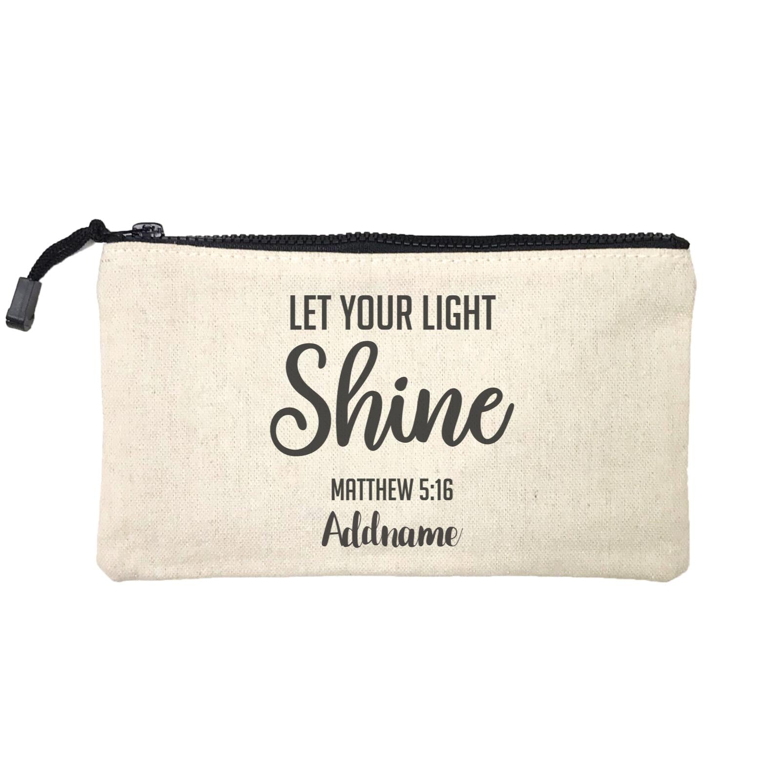 Christian Series Let Your Light Shine Matthew 5.16 Addname Mini Accessories Stationery Pouch