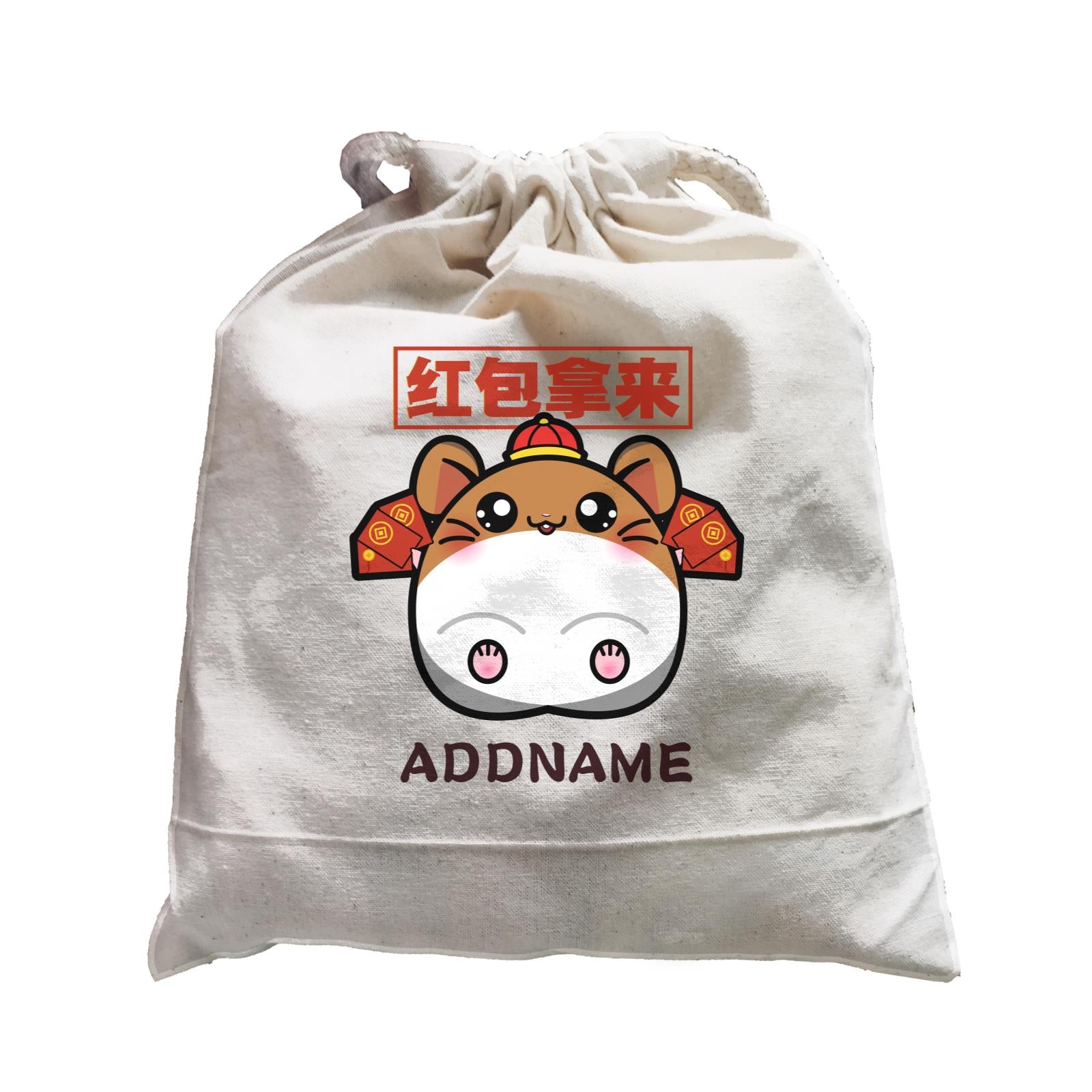 Prosperous Mouse Series Bob With AngPao Wishes Happy Prosperity Accessories Satchel