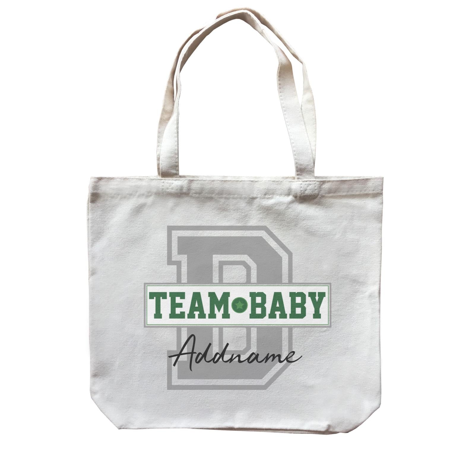 Team Baby Addname Canvas Bag