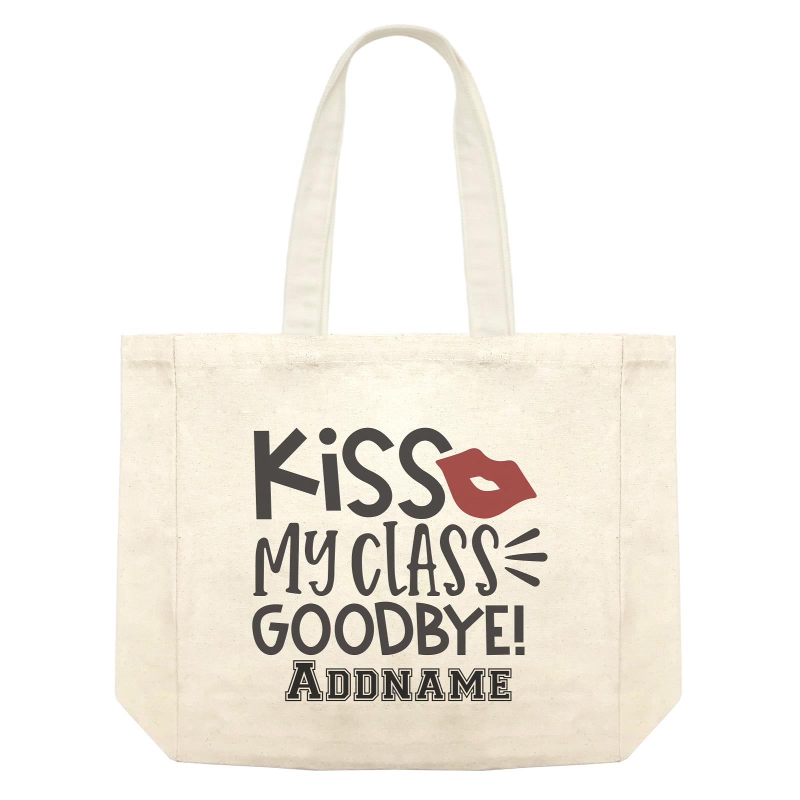 Graduation Series Kiss My Class Goodbye Shopping Bag