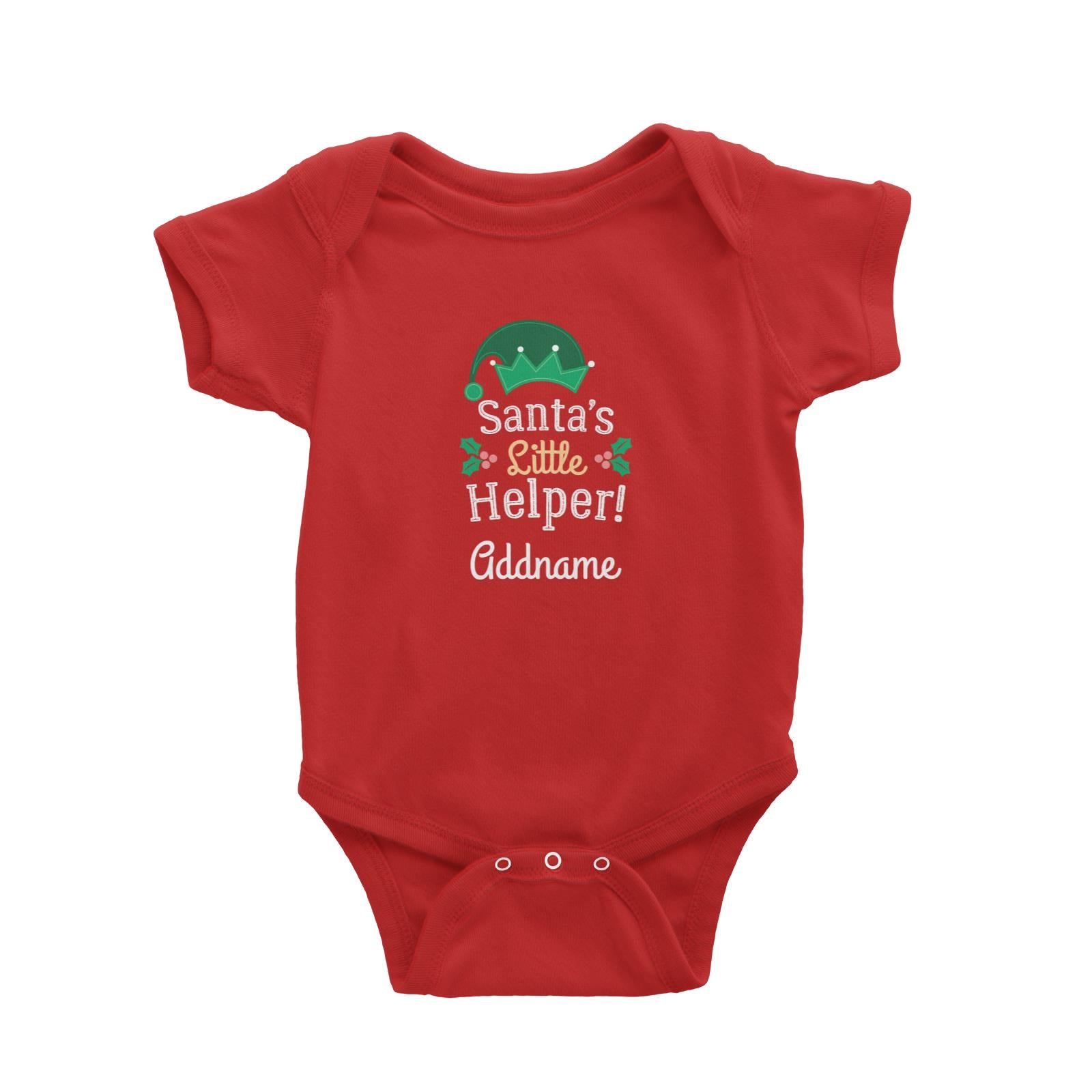 Christmas Series Santa's Little Helper Baby Romper