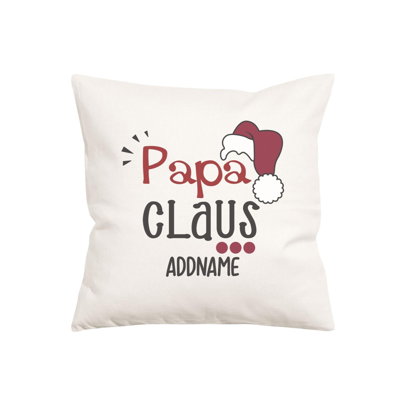 Xmas Papa Claus with Santa Hat Pillow Pillow Cushion