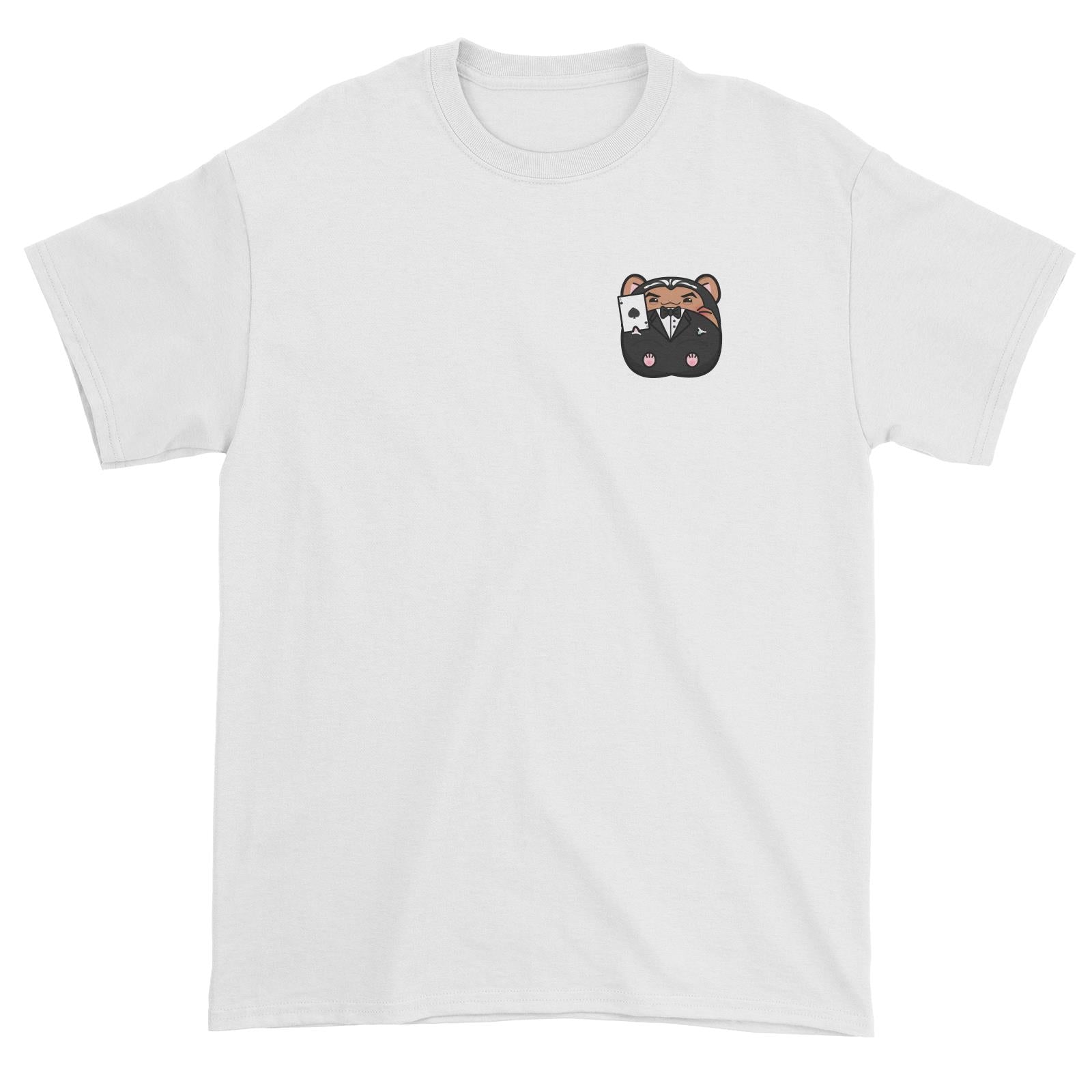 Prosperous Pocket Mouse Series Uncle Ace The Hamster Of Gamblers Unisex T-Shirt