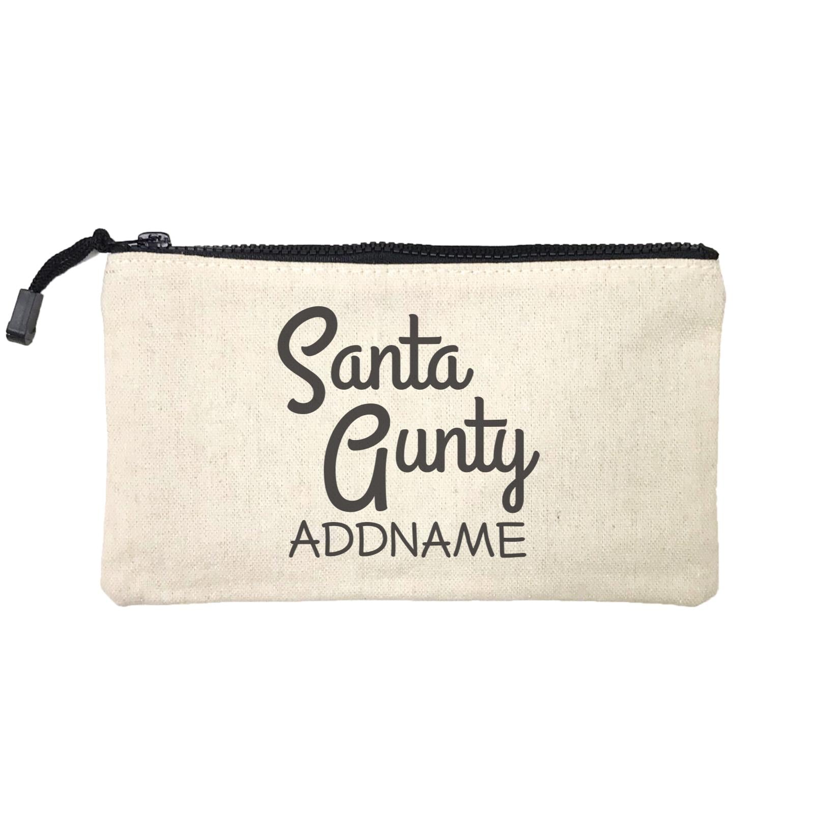 Xmas Santa Aunty Mini Accessories Stationery Pouch