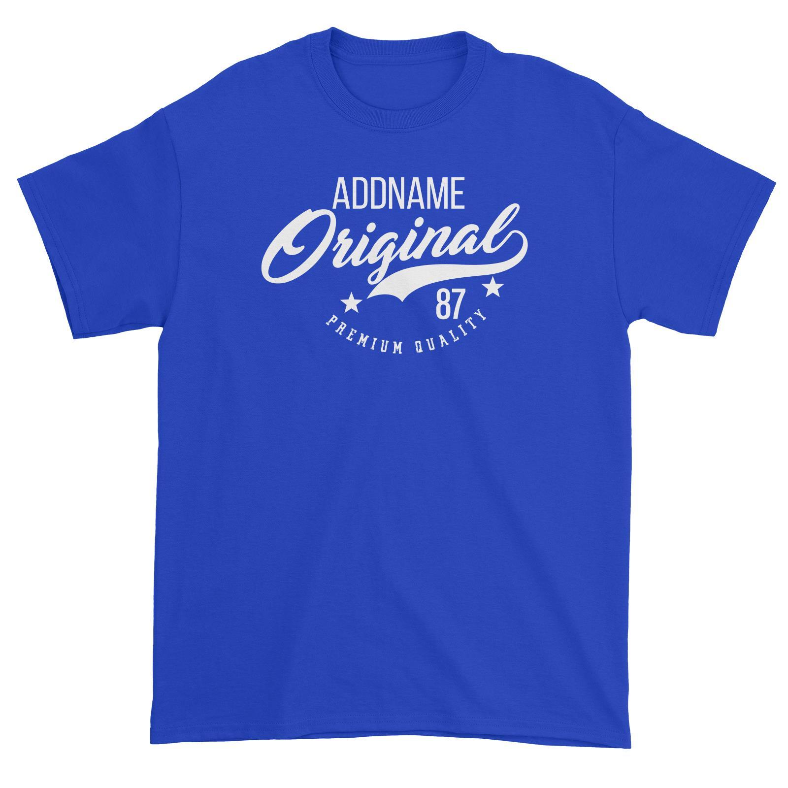 Original Premium Quality Personalizable with Name and Number Unisex T-Shirt