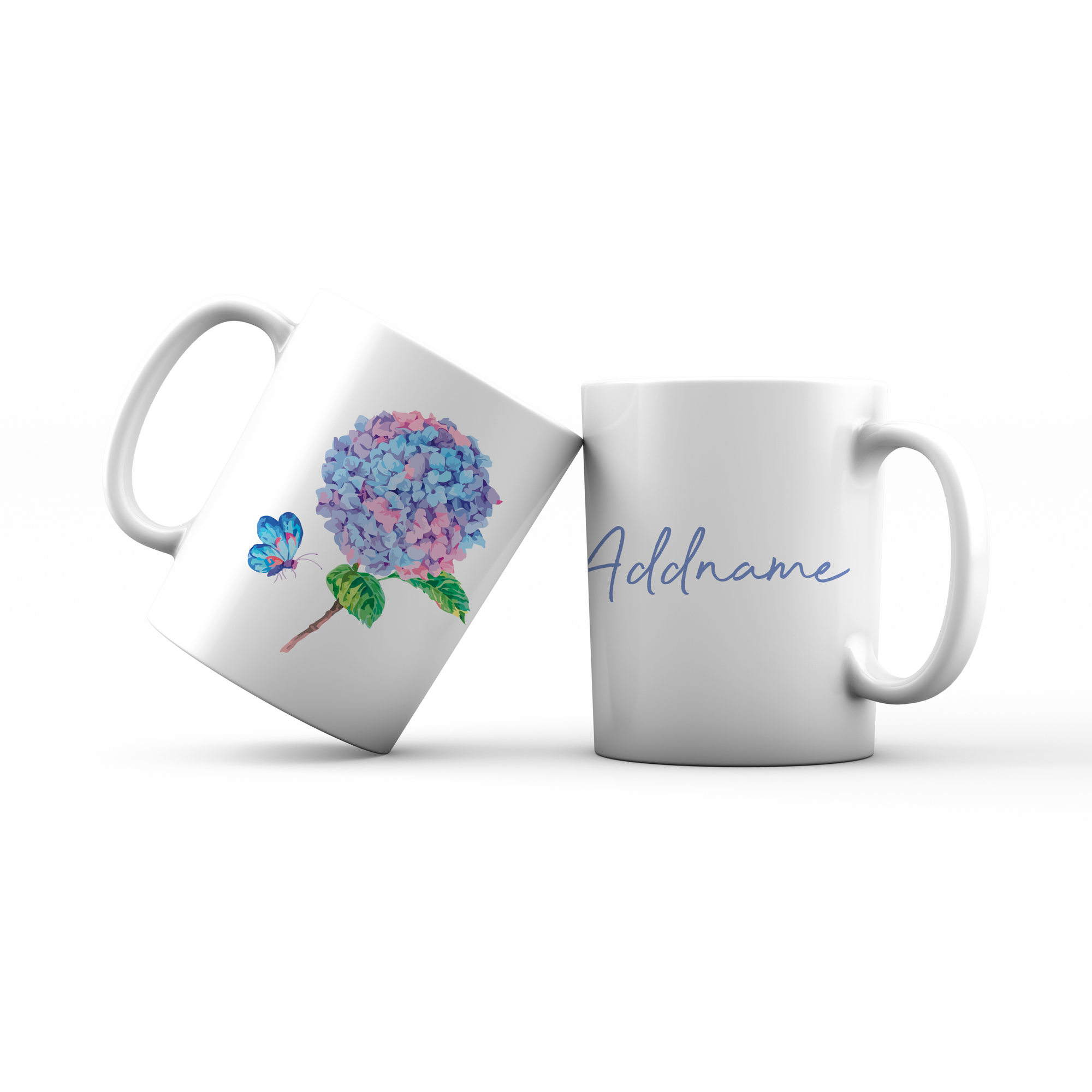 Pastel Flower Hydrangea Mug