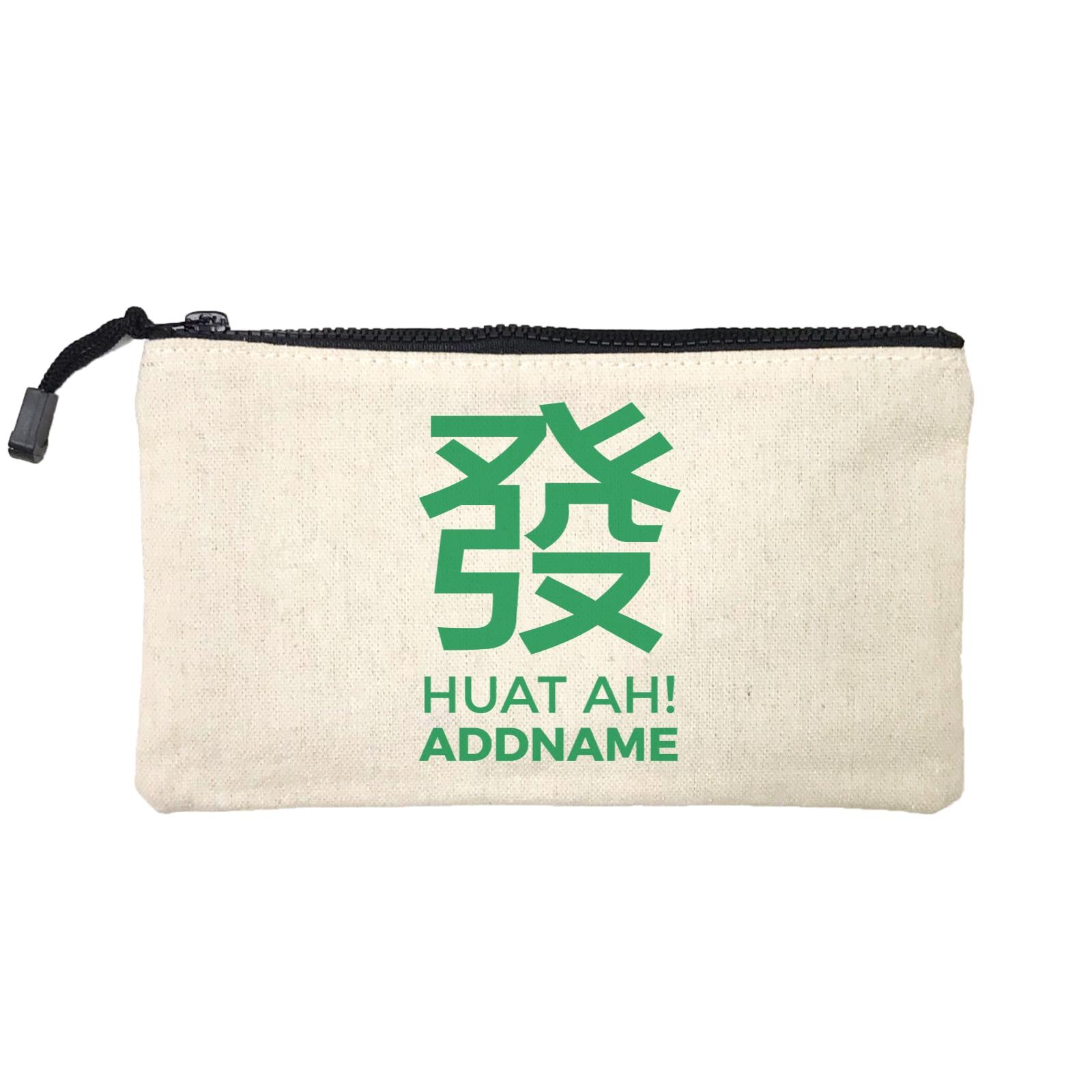 Chinese New Year Huat Ah with Name Stamp SP Stationery Pouch