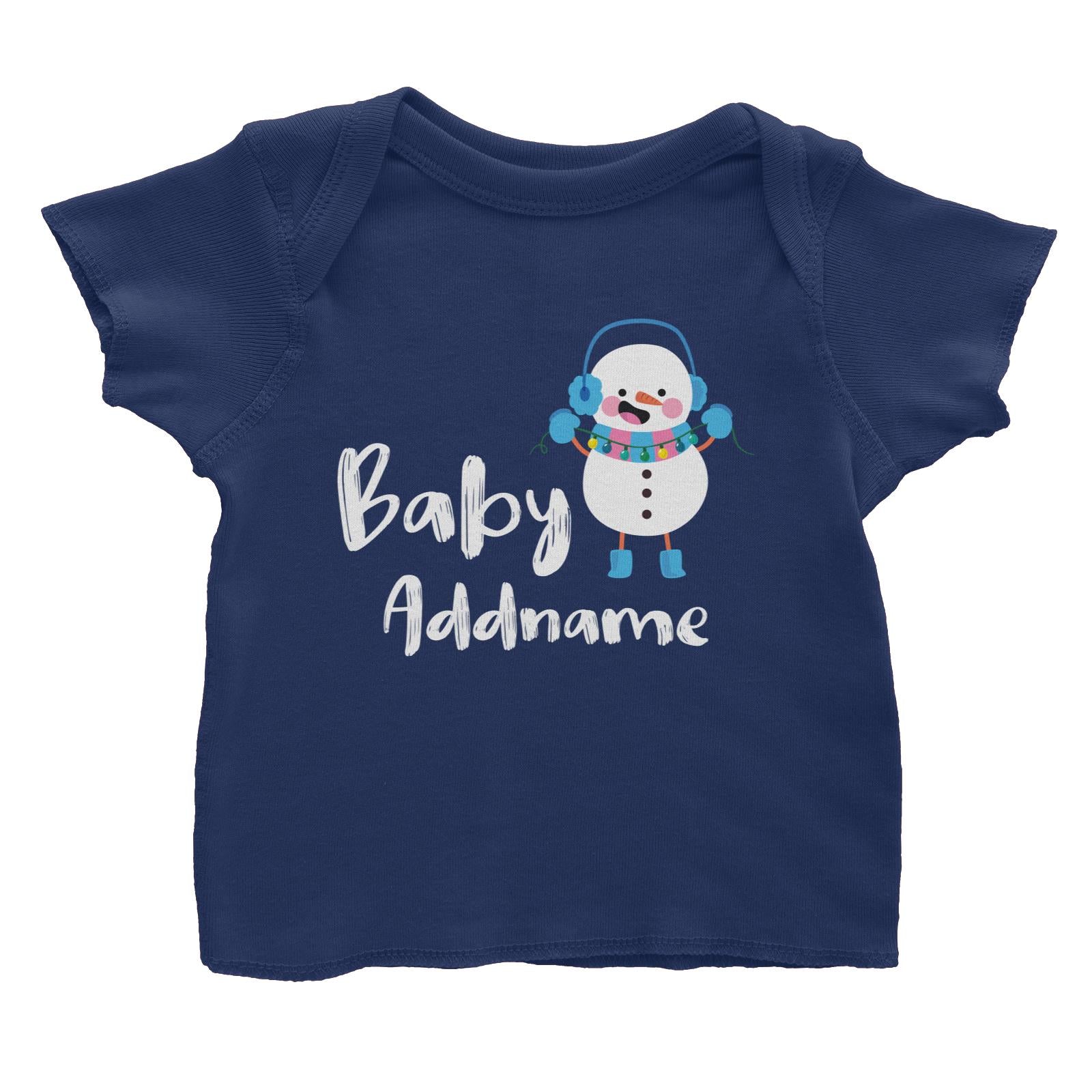 Christmas Series Baby Snowman Baby T-Shirt