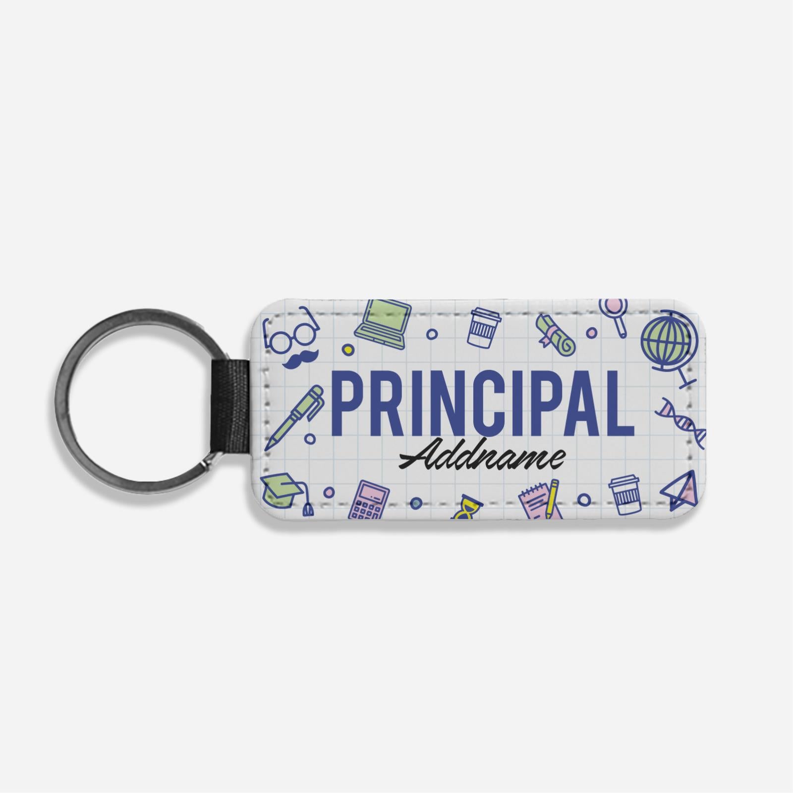 Teacher Title Classic Keychain - Principal