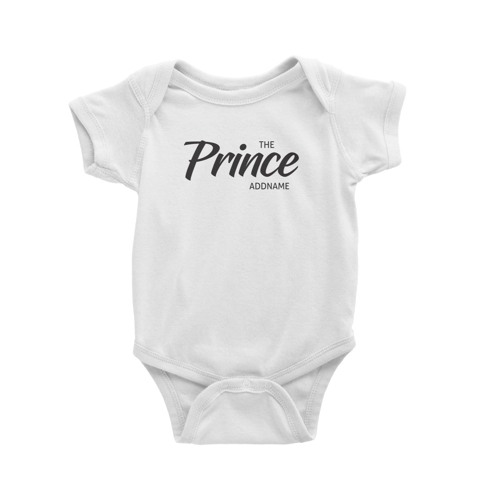 The Prince Addname (FLASH DEAL) Baby Romper Personalizable Designs Matching Family Royal Family Edition Royal Simple