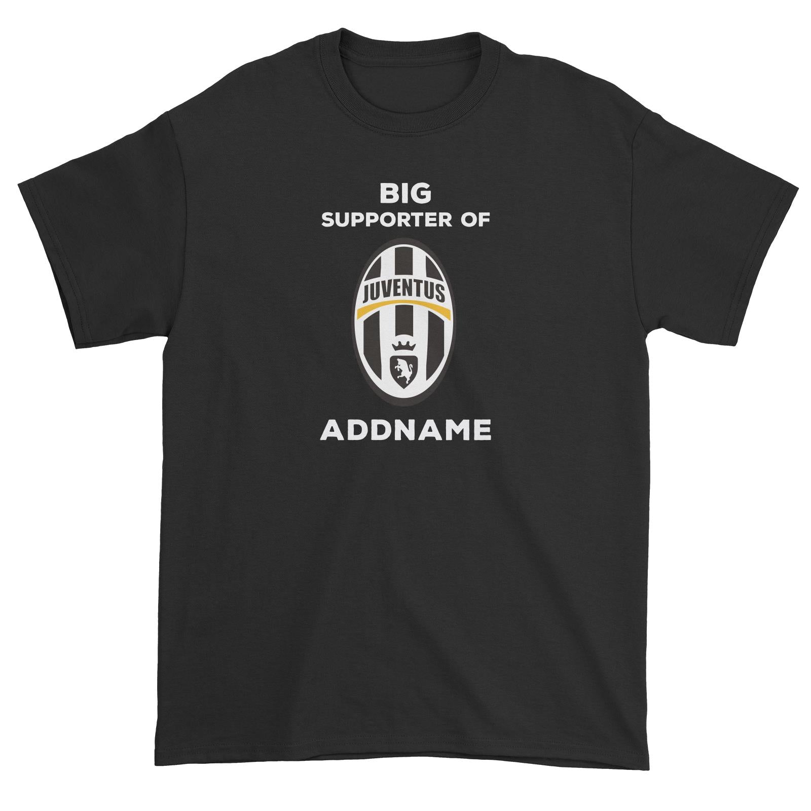 Juventus FC Big Supporter Personalizable with Name Unisex T-Shirt