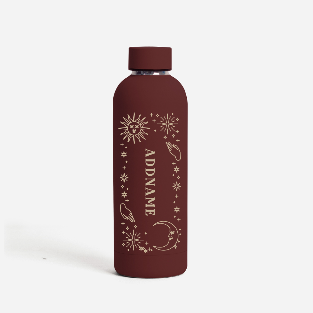 Glamour Celestial - Maroon Mizu Thermo Water Bottle