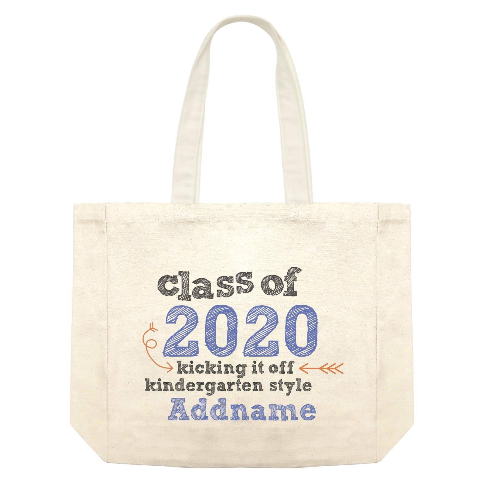 Graduation Series Kicking it off Kindergarten Style Shopping Bag