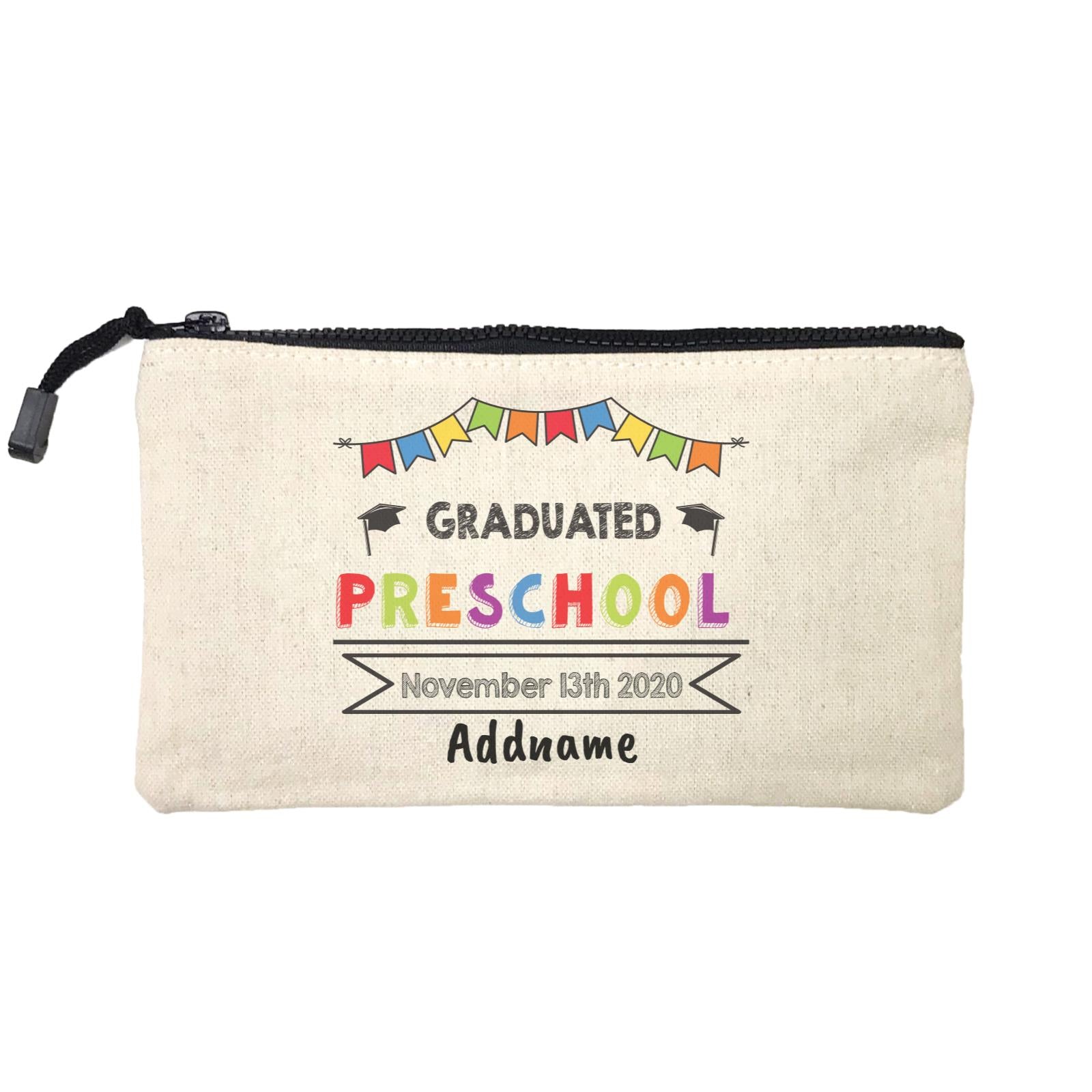 Graduation Series Colorful Graduated Pre-school Mini Accessories Stationery Pouch