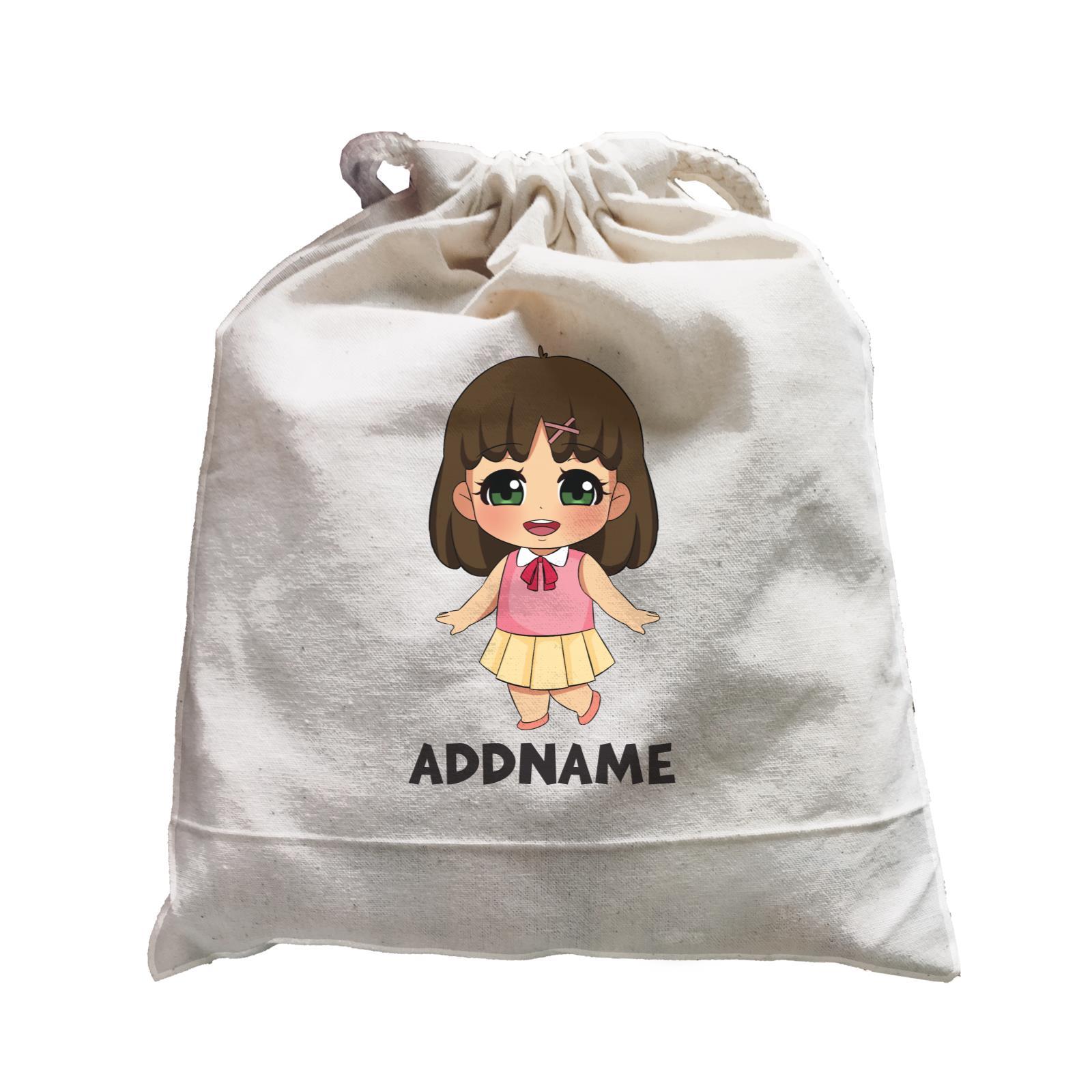 Children's Day Gift Series Little Chinese Girl Addname  Satchel