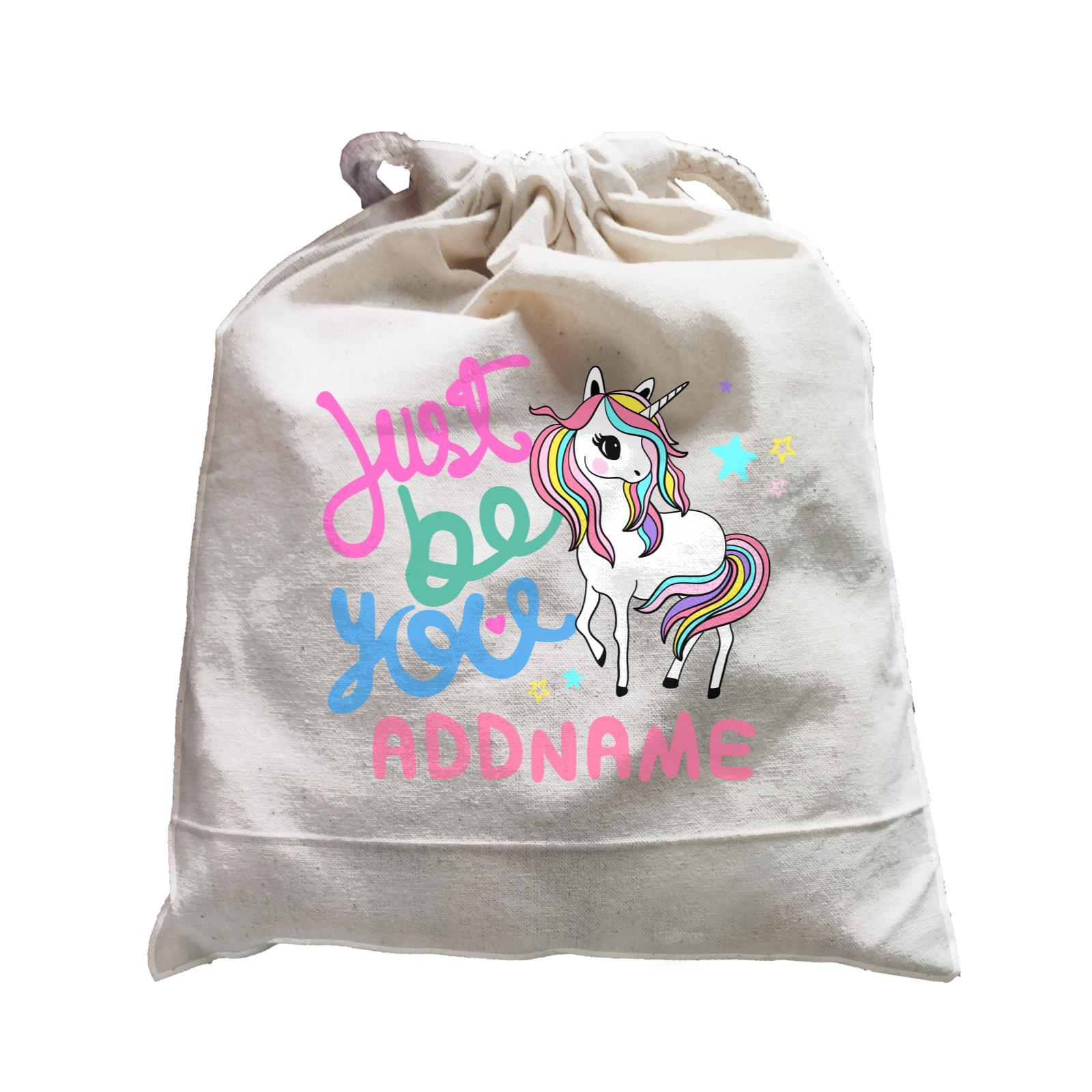 Children's Day Gift Series Just Be You Cute Unicorn Addname  Satchel