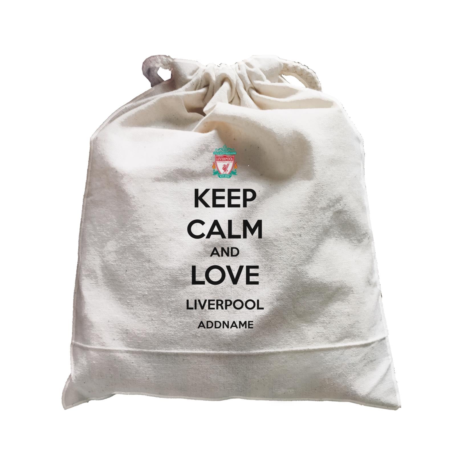 Liverpool Football Keep Calm And Love Serires Addname Satchel