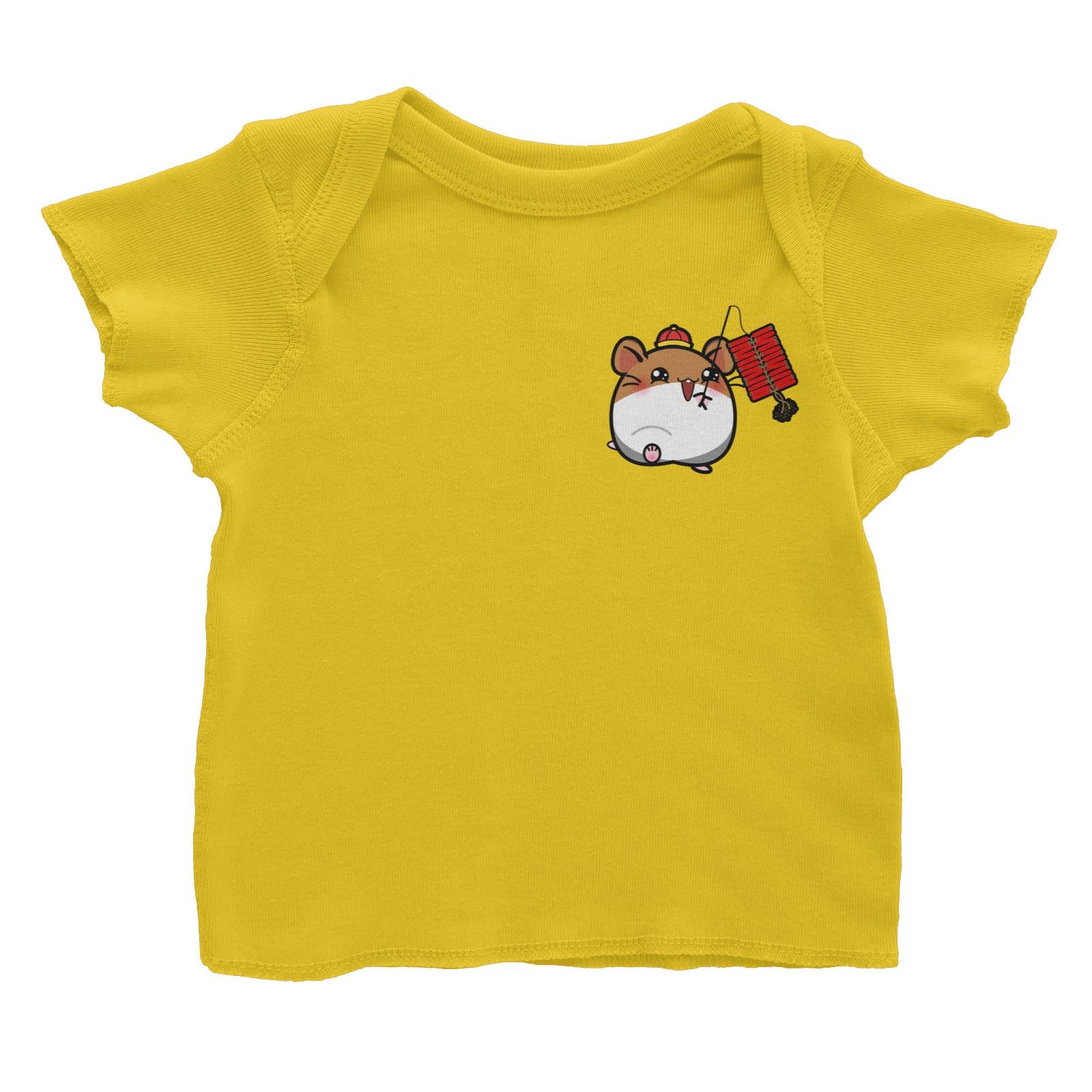 Prosperous Pocket Mouse Series Cracker Hamster Onwards And Upwards Baby T-Shirt