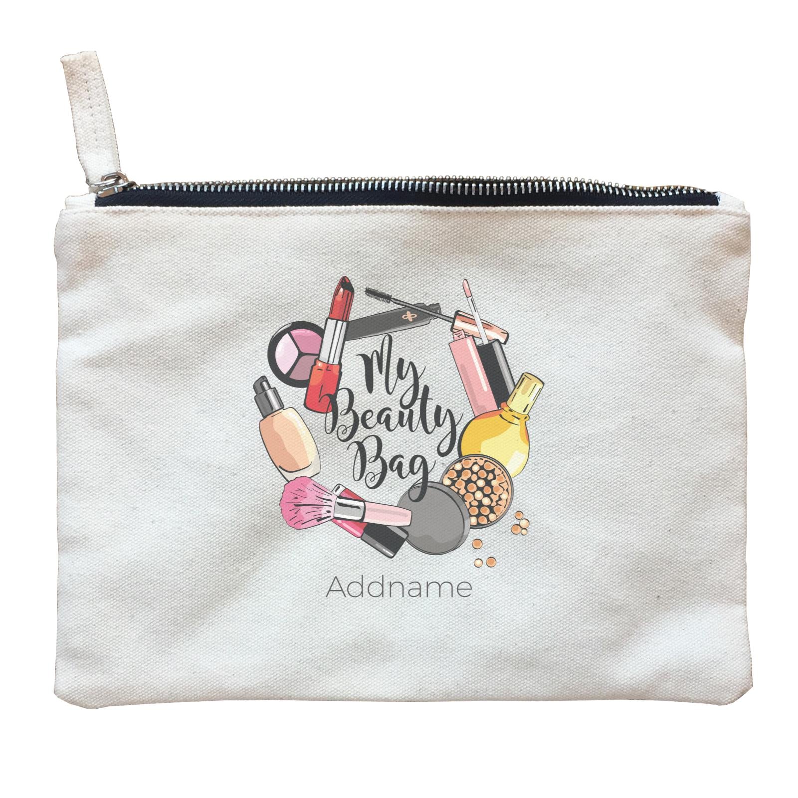 Make Up Quotes Make My Beauty Bag Addname Zipper Pouch