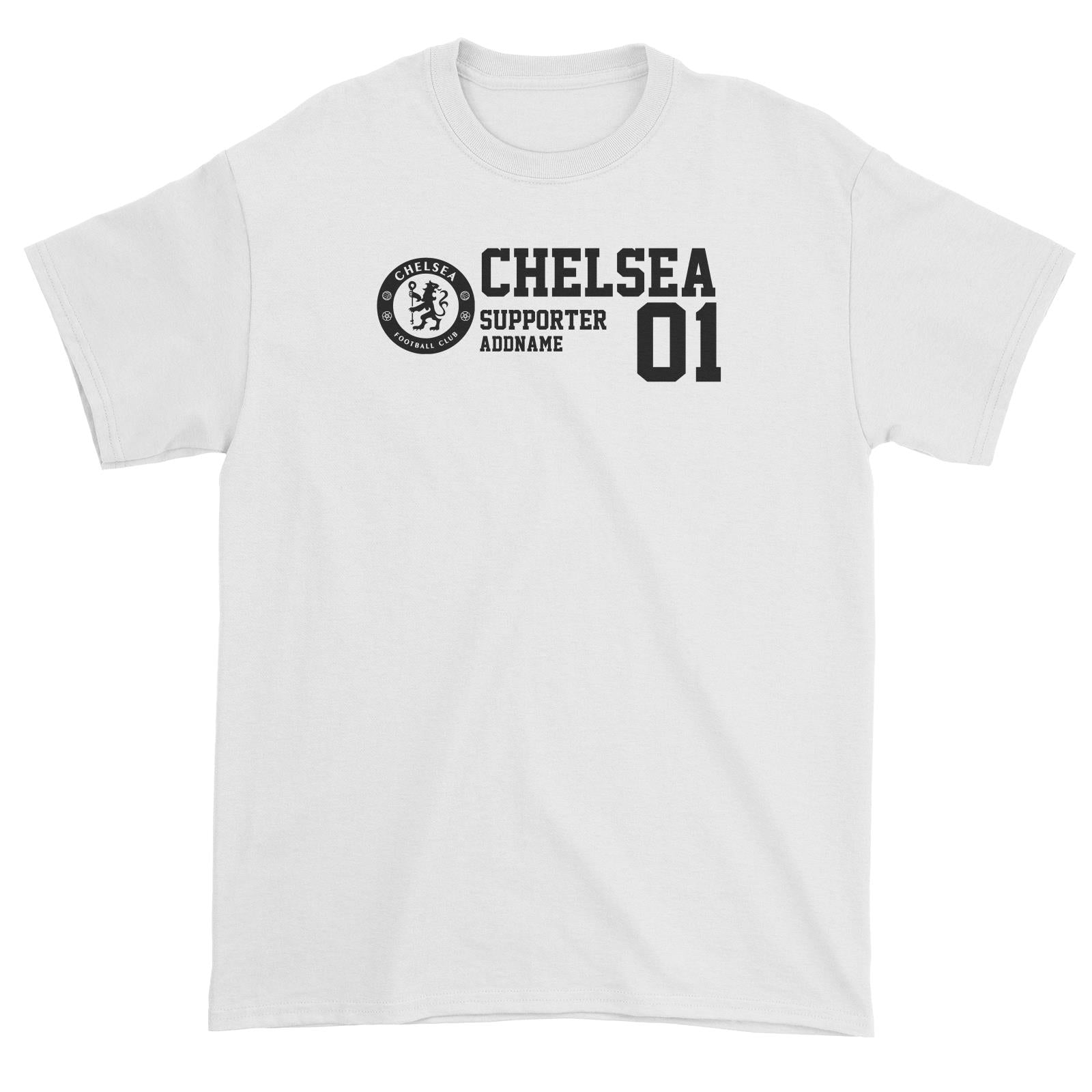 Chelsea Football Supporter Addname Unisex T-Shirt