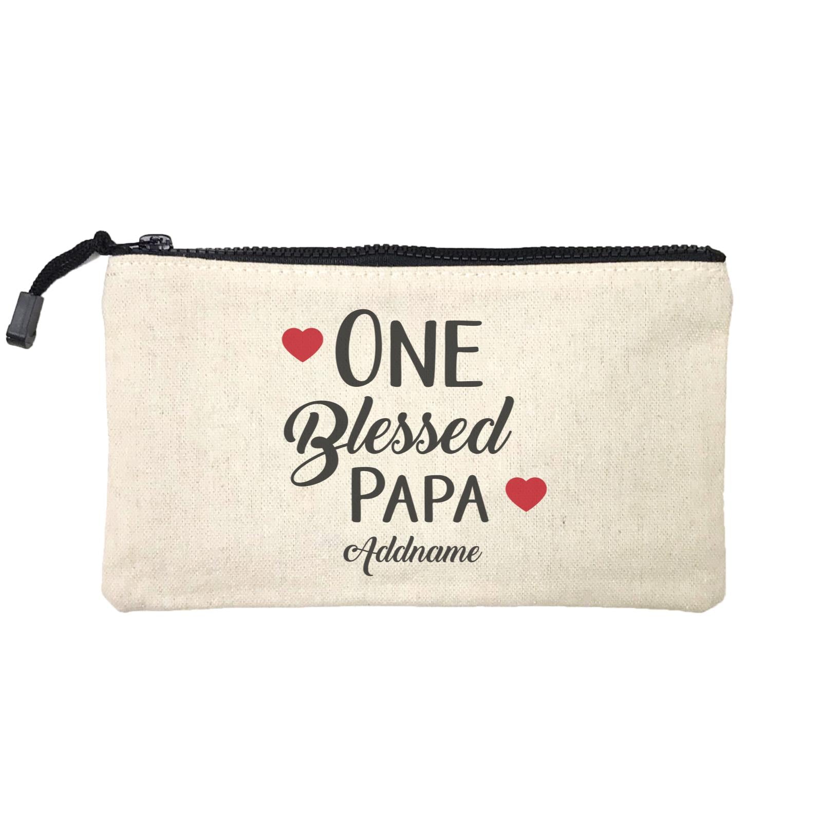 Christian Series One Blessed Papa Addname Mini Accessories Stationery Pouch