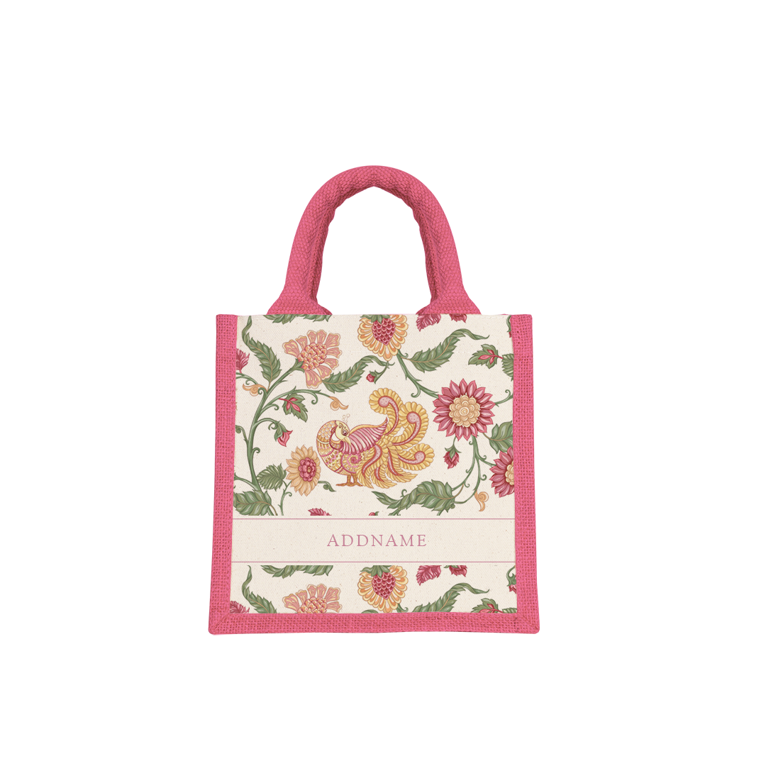 Batik Series - Cempaka Half Lining Lunch Bag