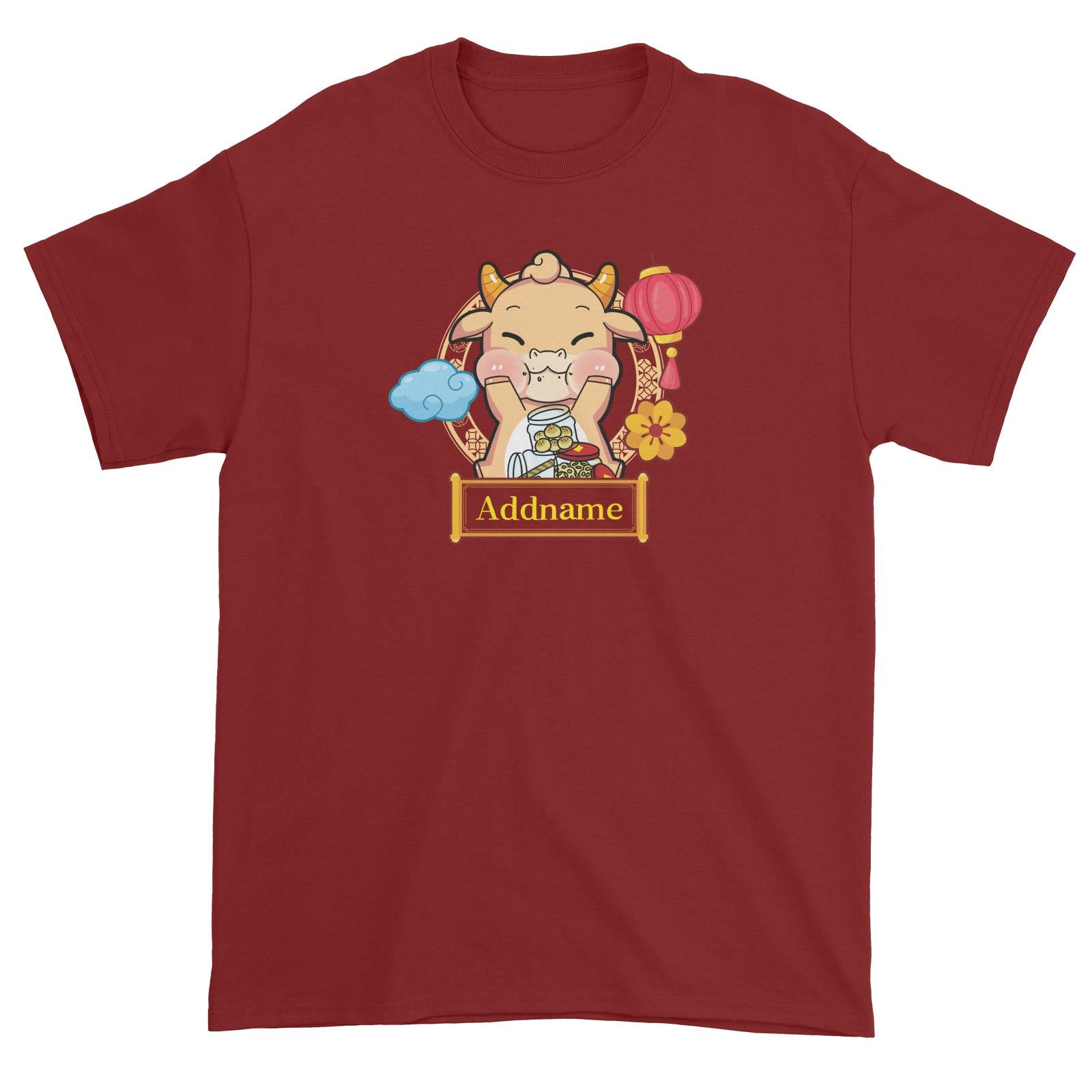 [CNY 2021] Golden Cow with New Year Treats Unisex T-Shirt