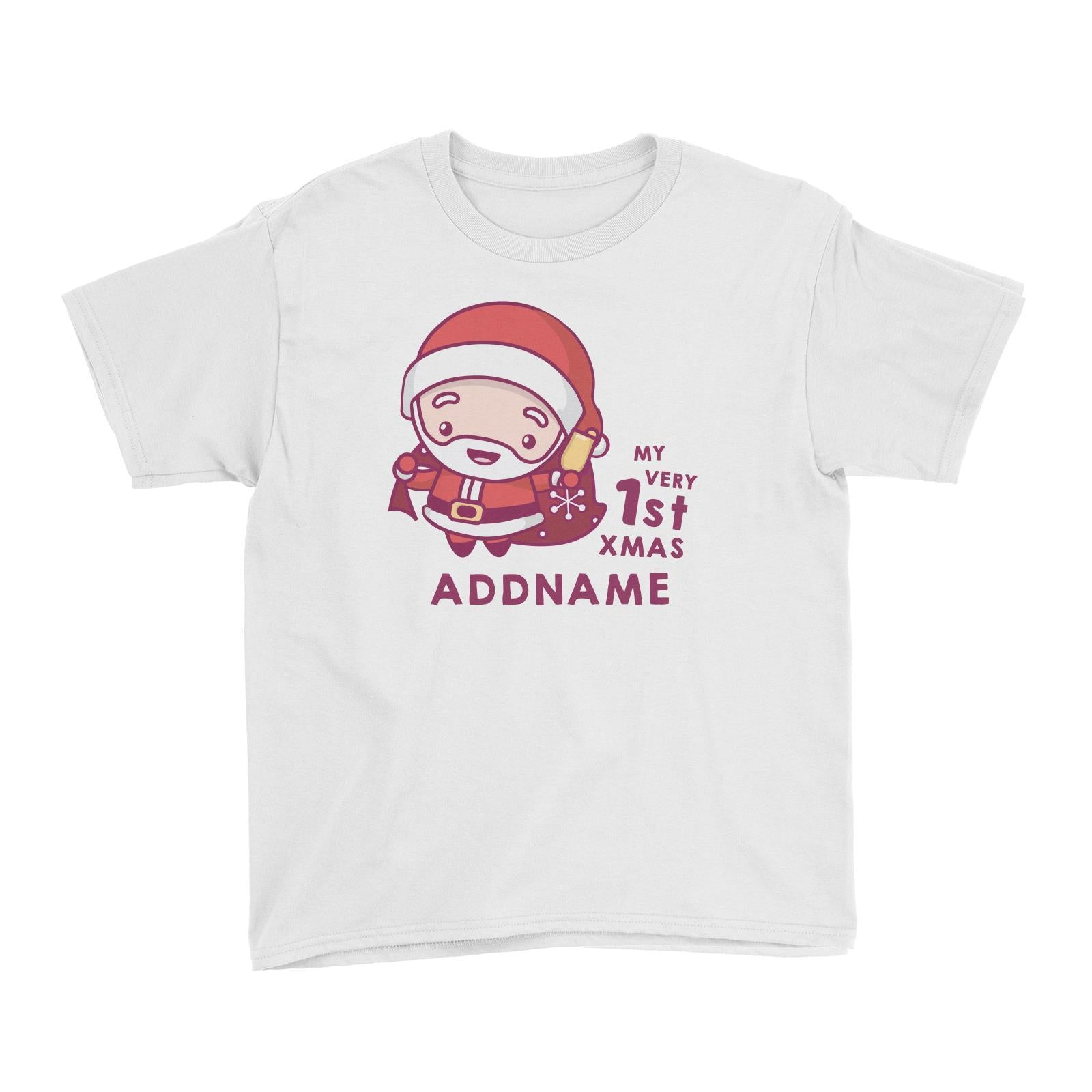 Christmas My Very 1st Santa Addname Kid's T-Shirt
