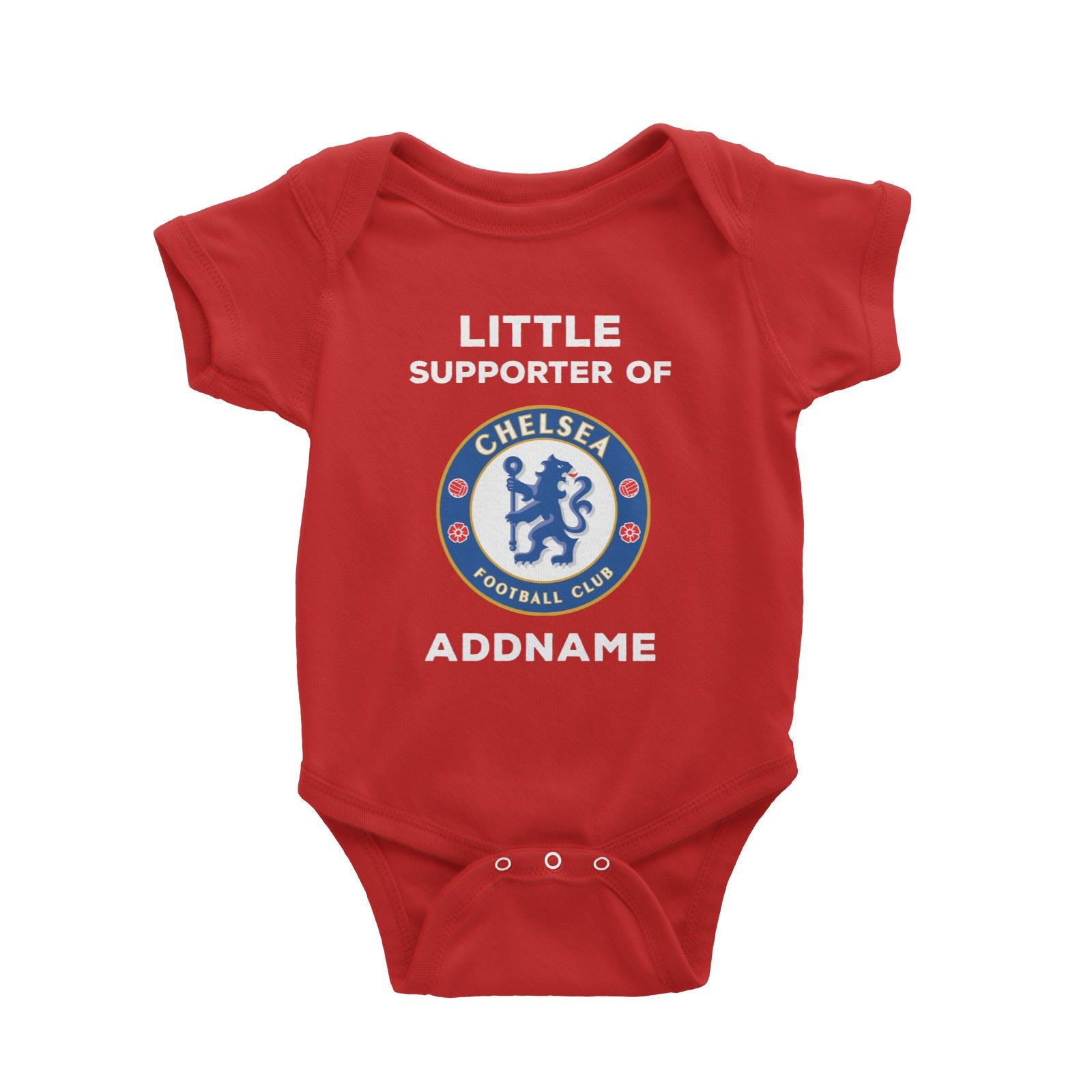 Chelsea FC Little Supporter Personalizable with Name Baby Romper