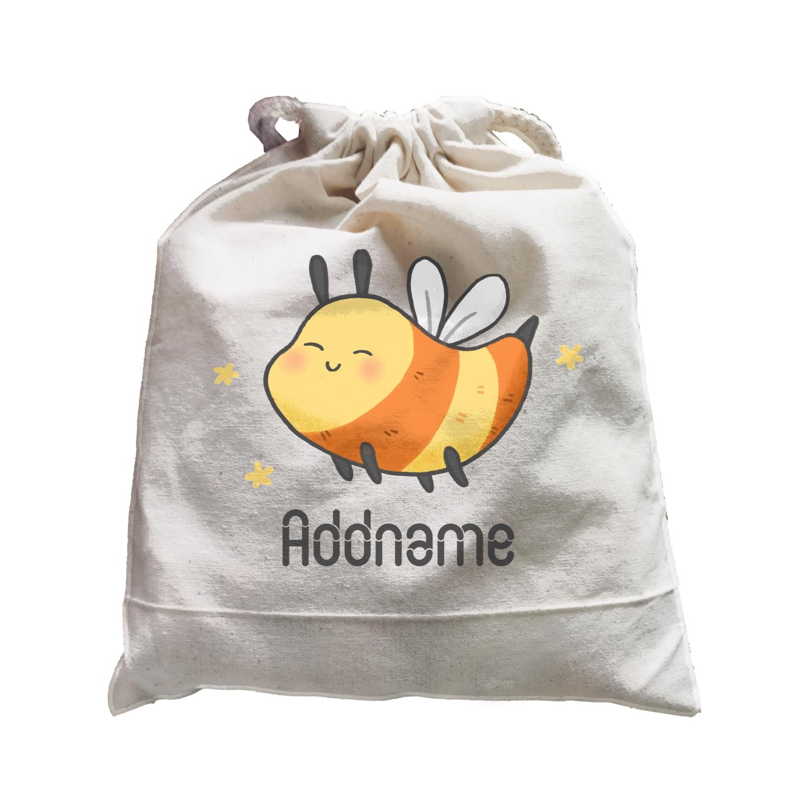 Cute Hand Drawn Style Bee Addname Satchel
