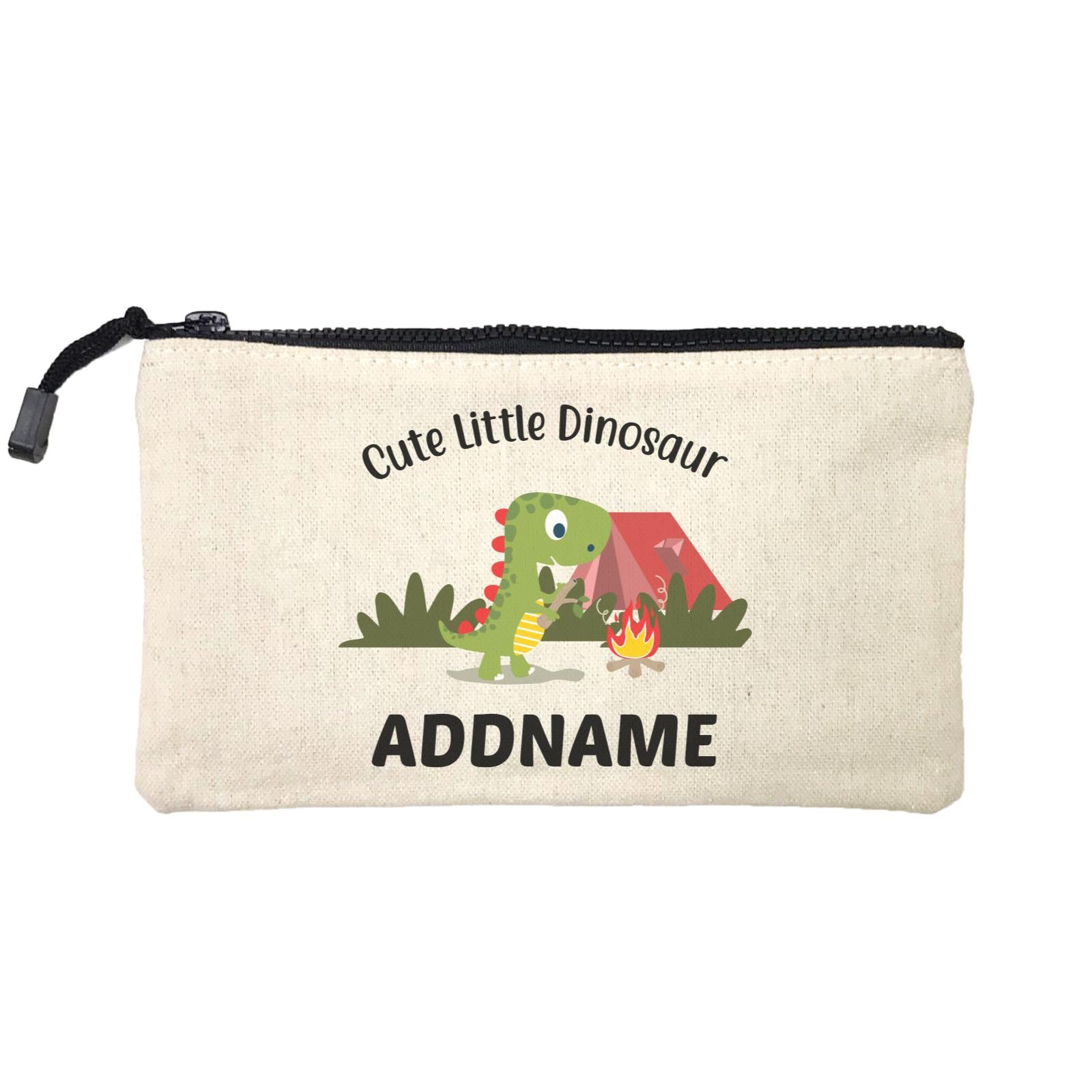 Cute Little Dinosaur Camp Fire Addname SP Stationery Pouch