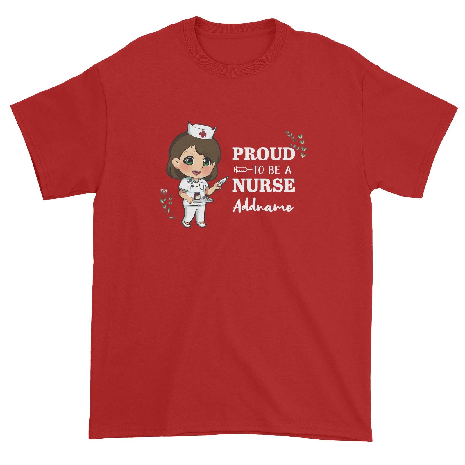 Proud To Be A Nurse Chibi Female Chinese Unisex T-Shirt