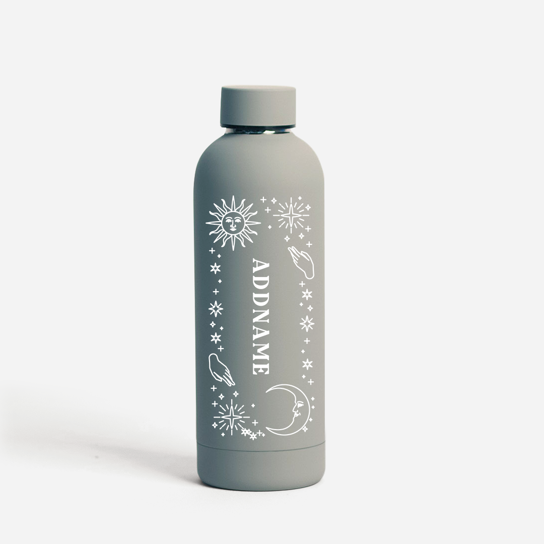 Glamour Celestial - Light Grey Mizu Thermo Water Bottle