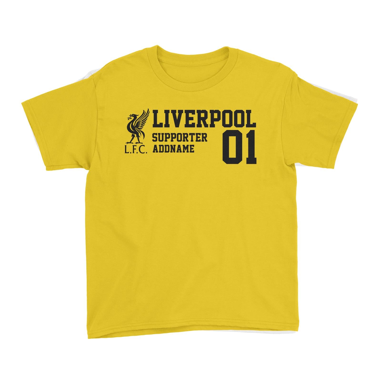 Liverpool Football Supporter Addname Kid's T-Shirt