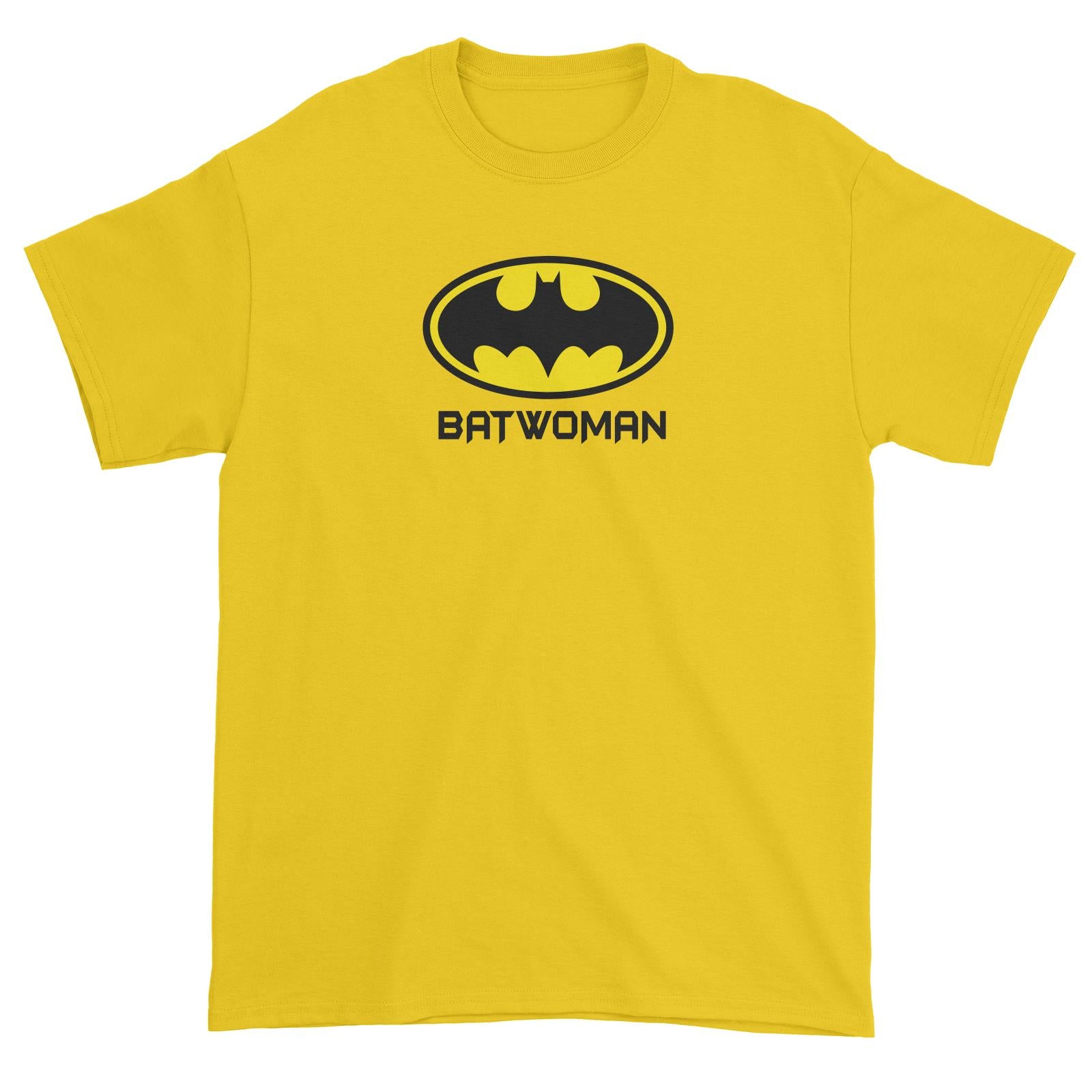 Superhero Batwoman Unisex T-Shirt  Matching Family