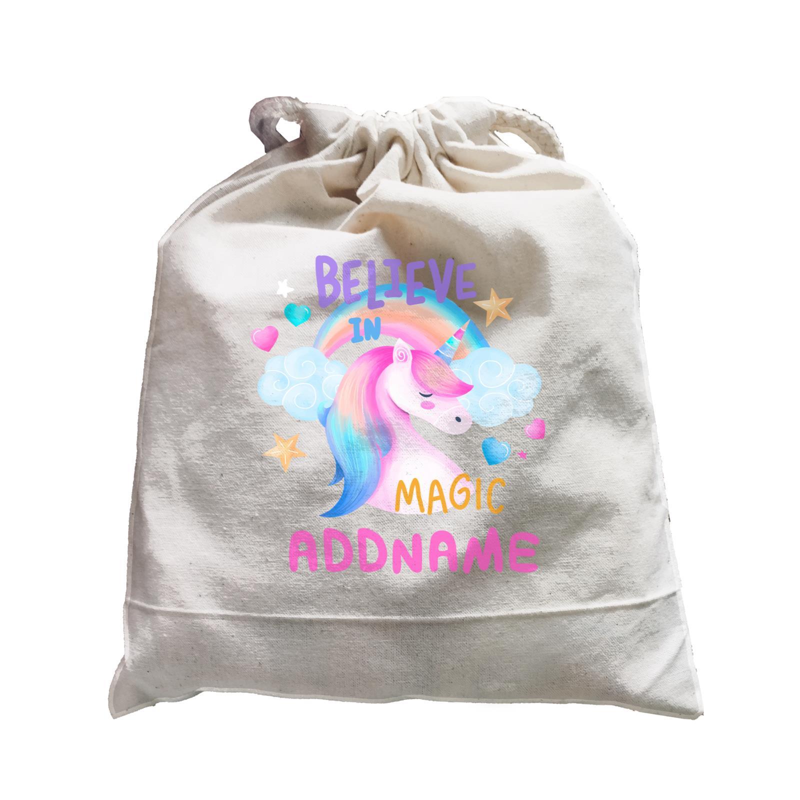 Children's Day Gift Series Believe In Magic Unicorn Addname  Satchel